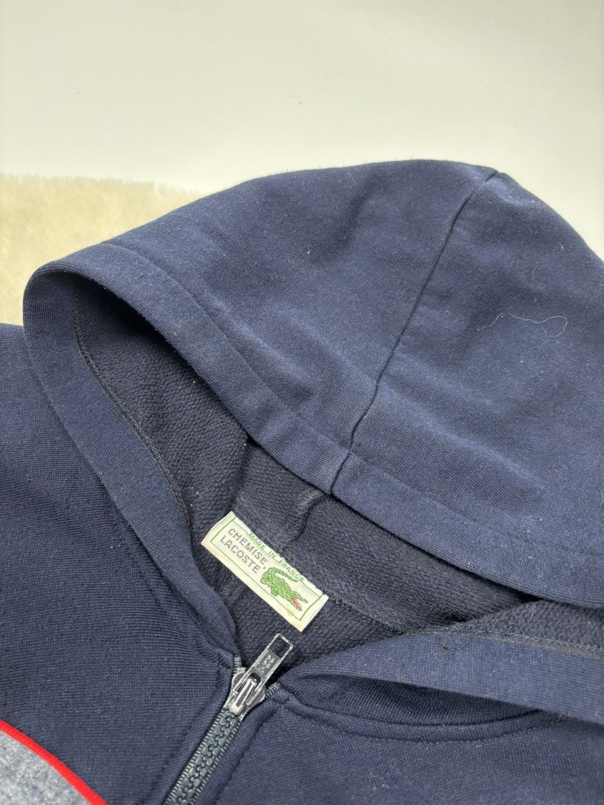 Lacoste × Vintage Chemise Lacoste Vintage 80’s Zip Hoodie Very Rare Size 5 Y2K Size US L / EU 52-54 / 3 - 5 Thumbnail