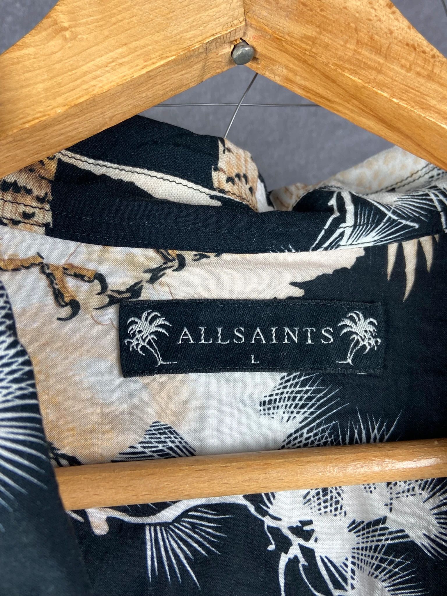 Allsaints AllSaints beige black shirt L hawaiian vintage oversize Size US L / EU 52-54 / 3 - 3 Thumbnail