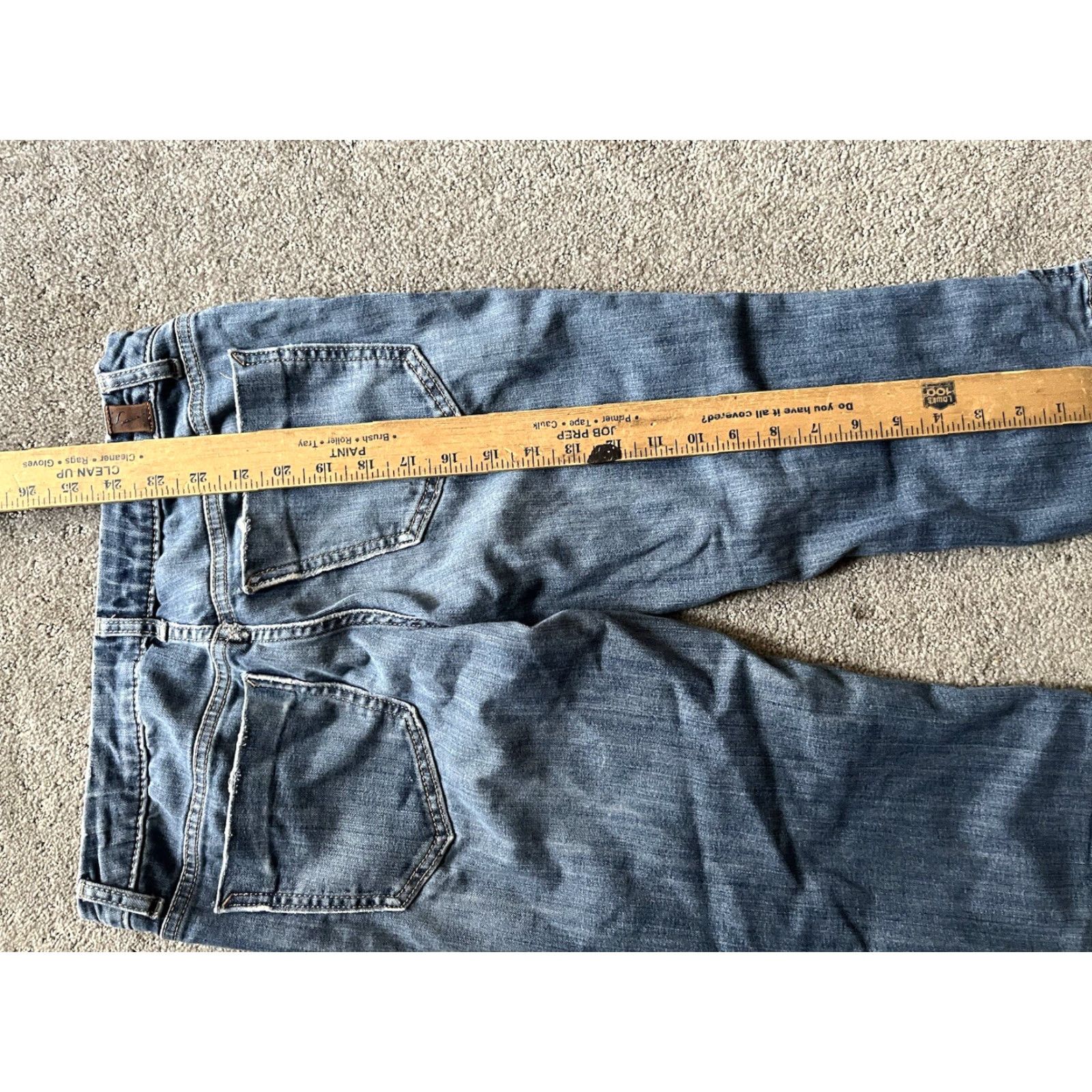 Vintage Vera Wang Simply Vera Women's Jeans Capri 2P Medium Wash Blue Denim 5-Pocket Regular Cap ris e Petite Women Size 26" / US 2 / IT 38 - 7 Thumbnail
