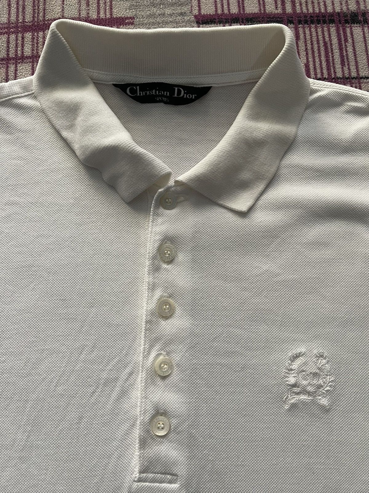 Christian Dior Monsieur VINTAGE CHRISTIAN DIOR SPORTS POLO SHIRT VERY RARE Size US M / EU 48-50 / 2 - 3 Thumbnail