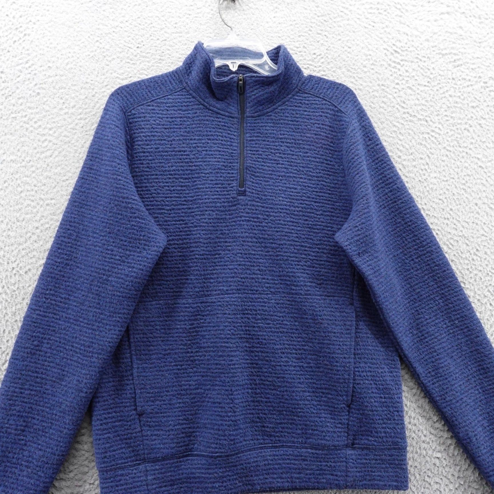 Vintage VRST Mens Blue Textured Quarter Zip Pullover Sweatshirt Small NEW 8 Size US S / EU 44-46 / 1 - 3 Thumbnail