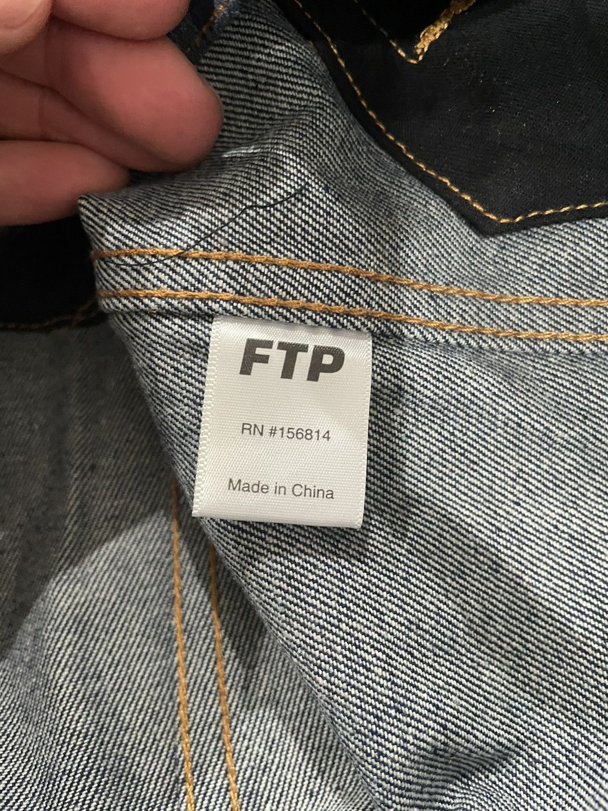 Fuck The Population FTP All Over Denim Jacket (Small) Size US S / EU 44-46 / 1 - 4 Thumbnail