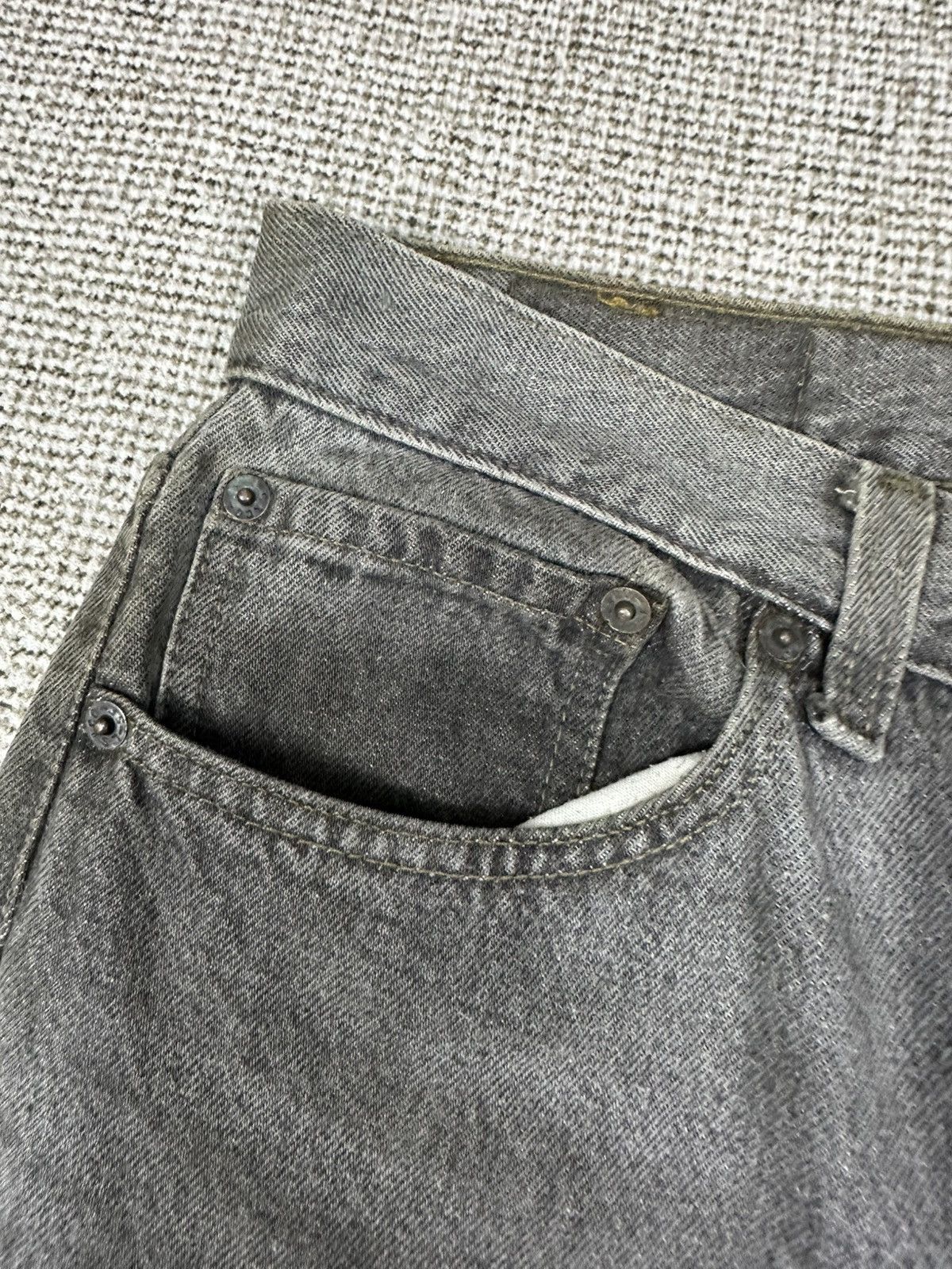 Levi's 90s Levis 501 Usa Grey Bleach Effect W30 D760 Size US 30 / EU 46 - 12 Thumbnail