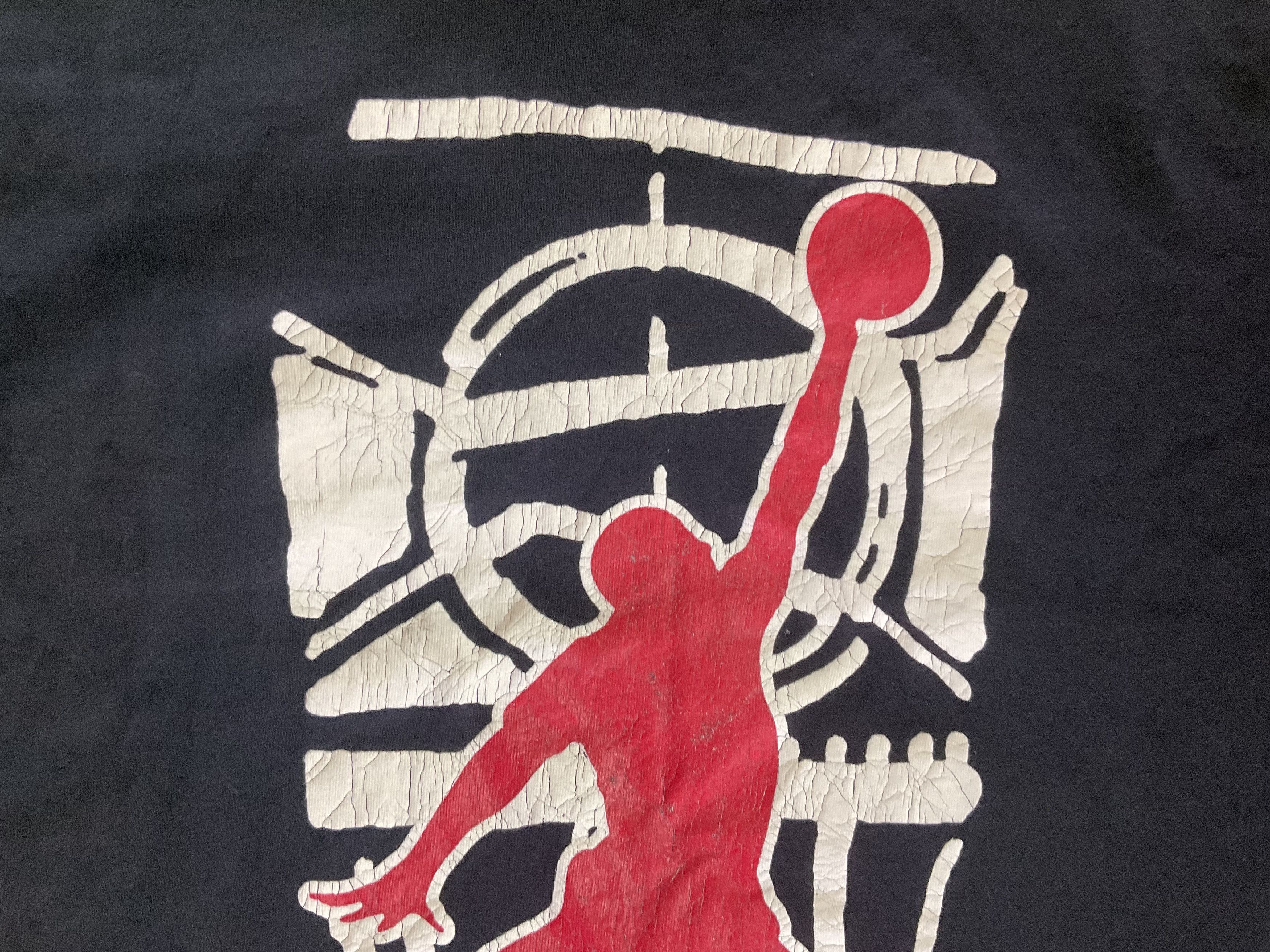 NBA Vintage 90s Authentic Air Jordan by NIKE T-Shirt Jordan Size US XL / EU 56 / 4 - 4 Thumbnail