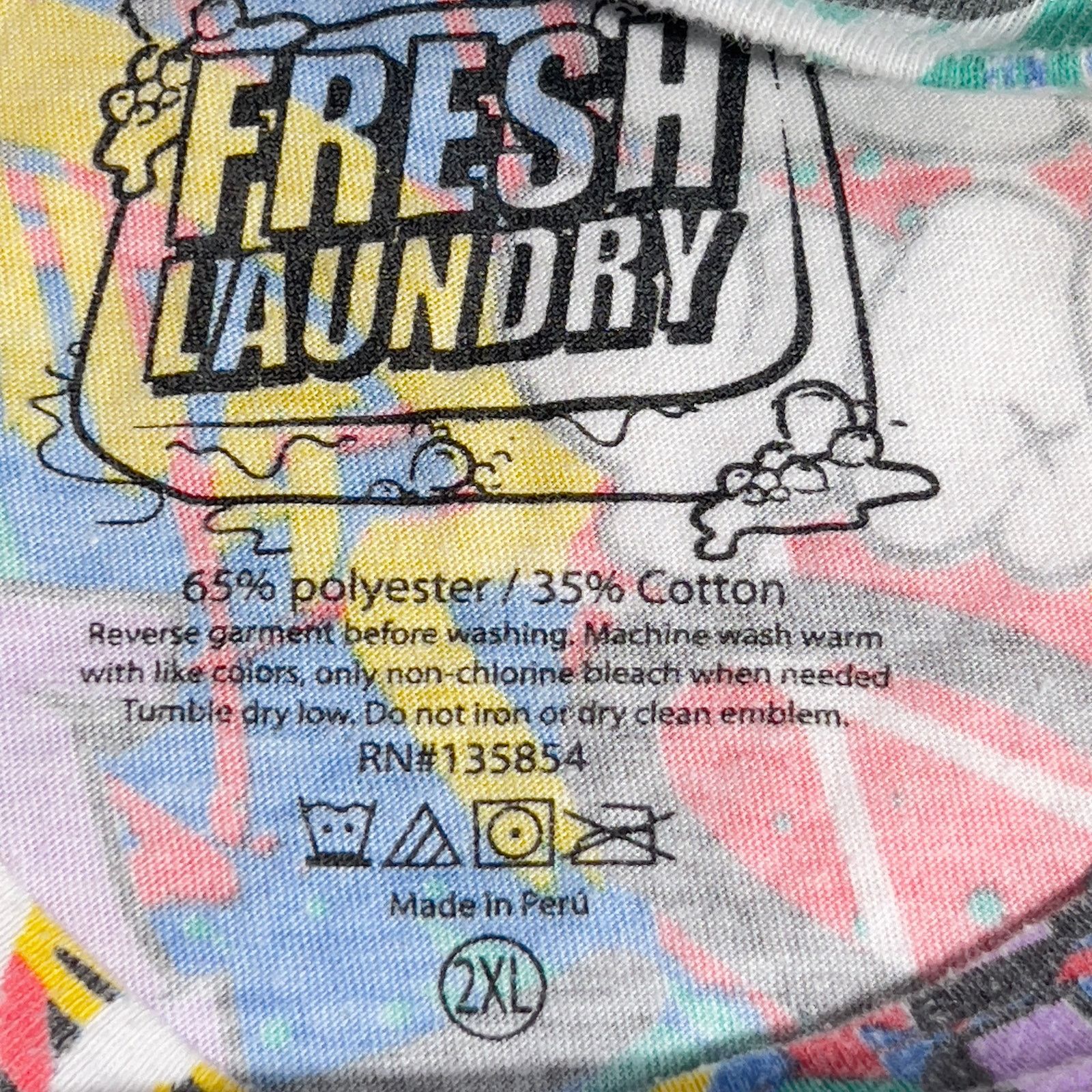 Fresh Laundry Fresh Laundry T-Shirt Woman's 2XL Graffiti Art Crew Neck Size XXL / US 16-18 / IT 52-54 - 3 Thumbnail