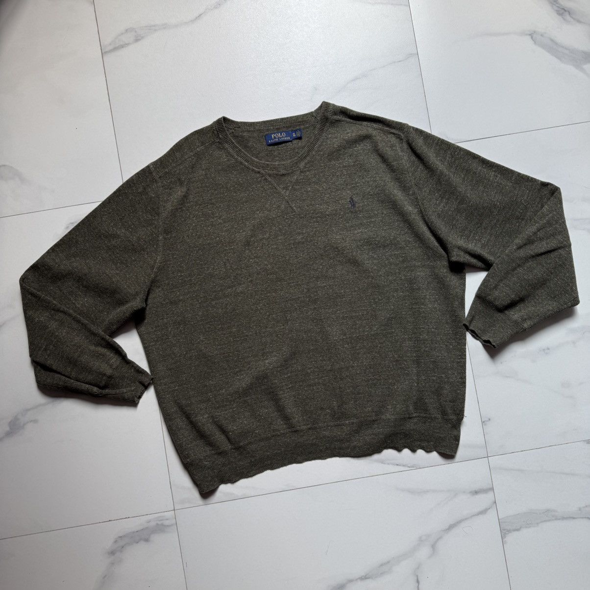 Polo Ralph Lauren Polo Ralph Lauren Pony Knitted Sweater Size US XL / EU 56 / 4 - 3 Thumbnail