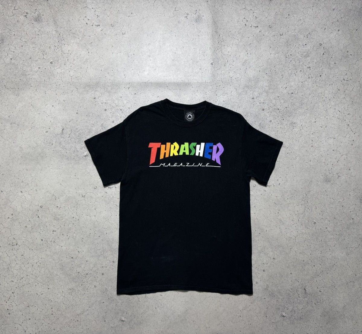 Thrasher Thrasher Big Logo Black T-Shirt Size US S / EU 44-46 / 1 - 2 Thumbnail