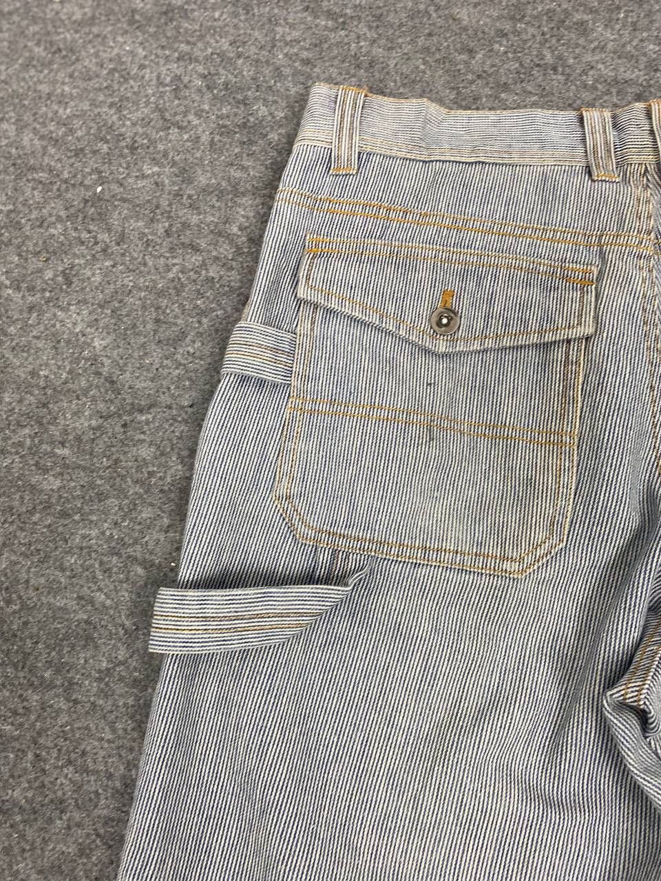 Japanese Brand japanese brand hickory stripe carpenter denim Size US 34 / EU 50 - 5 Thumbnail