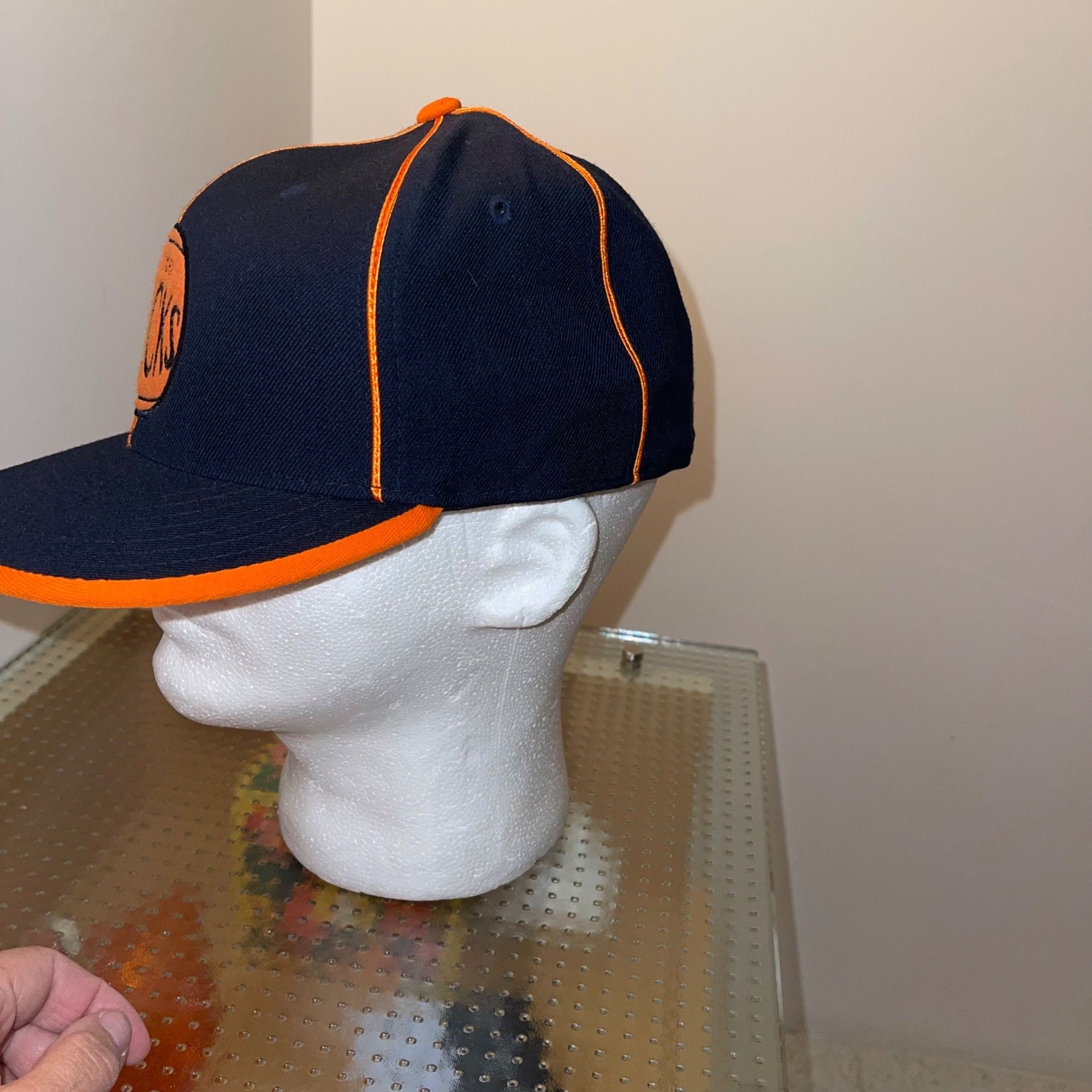 Reebok Reebok Mens Cap Size 7.5 Blue New York Knicks Size ONE SIZE - 3 Thumbnail