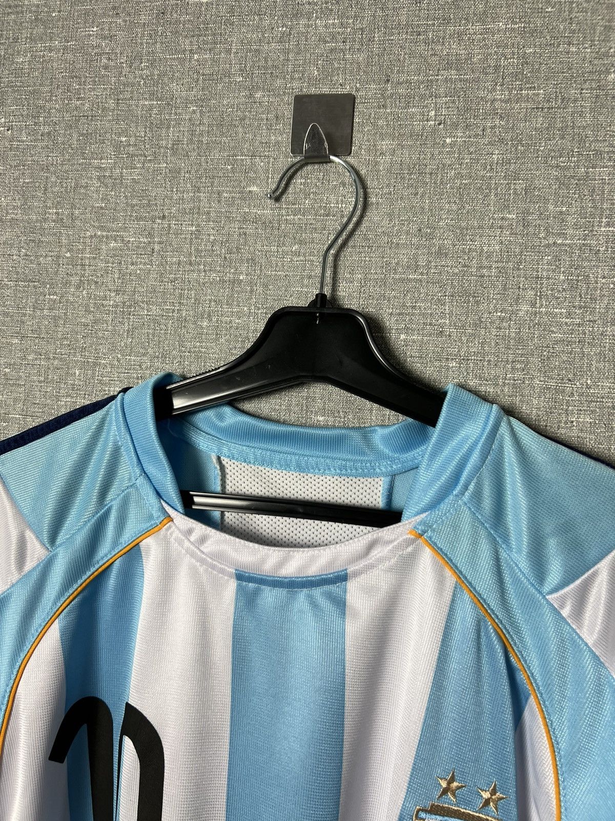 Vintage 🇦🇷 Argentina Logo Football Retro Jersey #10 Diego Maradona Size US L / EU 52-54 / 3 - 12 Thumbnail