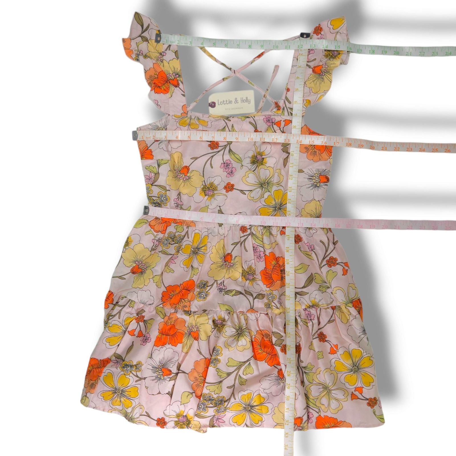 Other NWT B.O.G. Lottie & Holly Floral Mini Dress Sz. S [4-6] Size S / US 4 / IT 40 - 5 Thumbnail