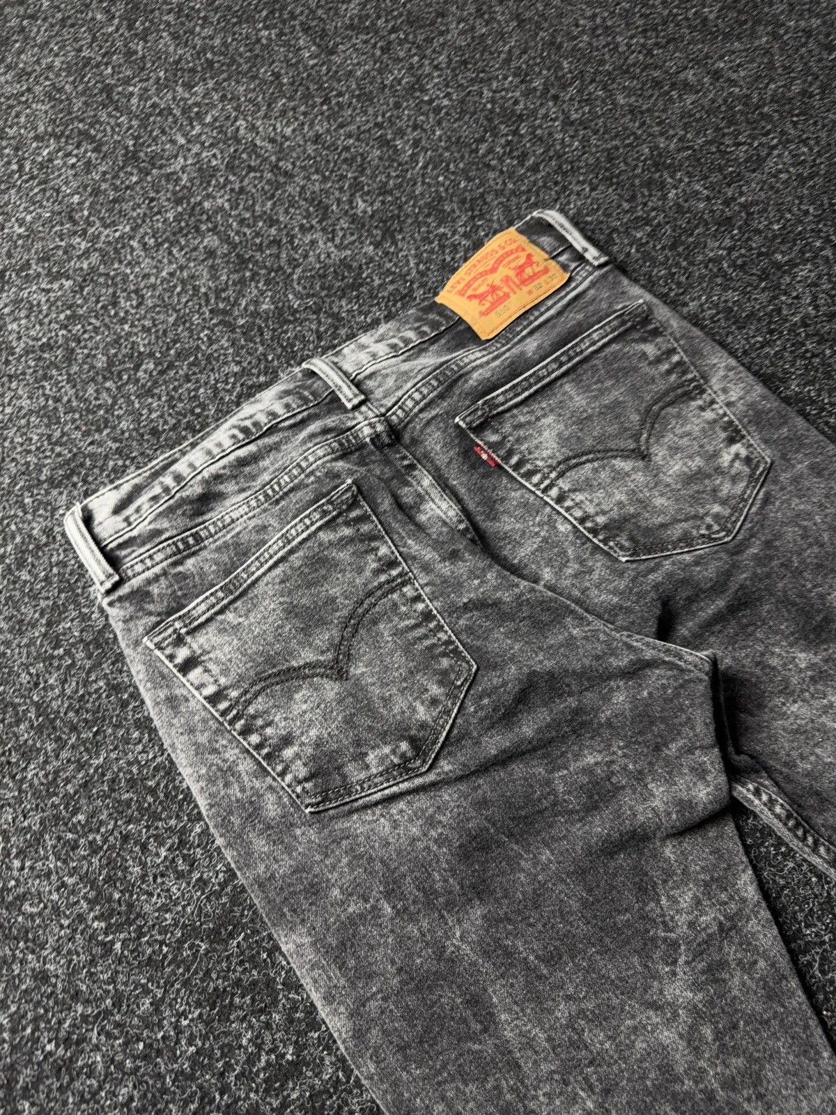 Levi's 00s Levi’s 510 Acid Wash Grey Denim Jeans W32 L32 Size US 32 / EU 48 - 15 Thumbnail