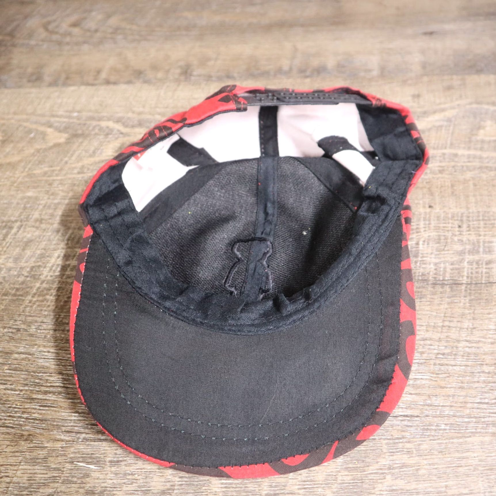 Vintage VINTAGE Prime Threads Hat Unisex Adults Adjustable Red Baseball Cap Teddy Bear Pattern 90s Style Mens Women Size ONE SIZE - 6 Thumbnail