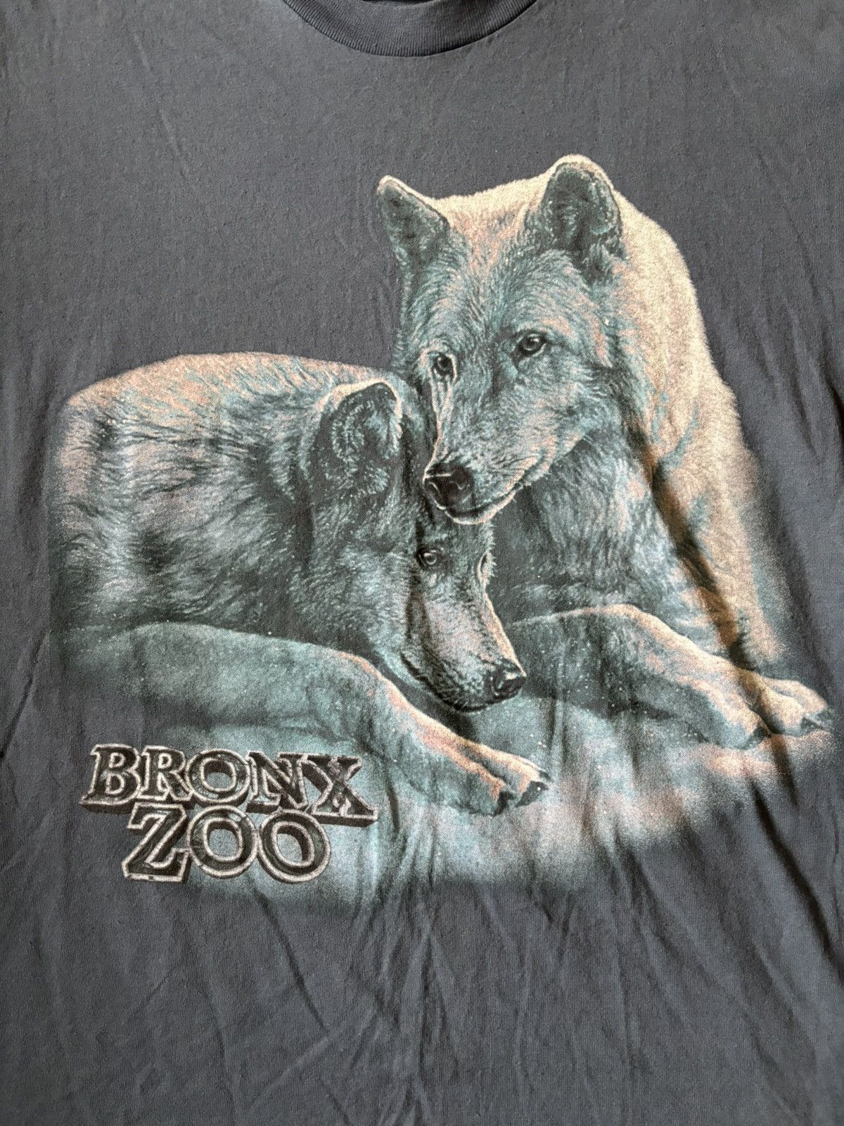 Vintage Vintage Bronx Zoo Wolf t-shirt XL Size US XL / EU 56 / 4 - 3 Thumbnail