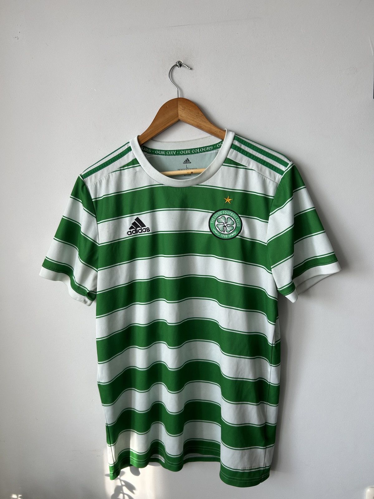 Adidas Adidas Celtic 2021/2022 Home Kit Soccer Jersey Size US L / EU 52-54 / 3 - 1 Thumbnail