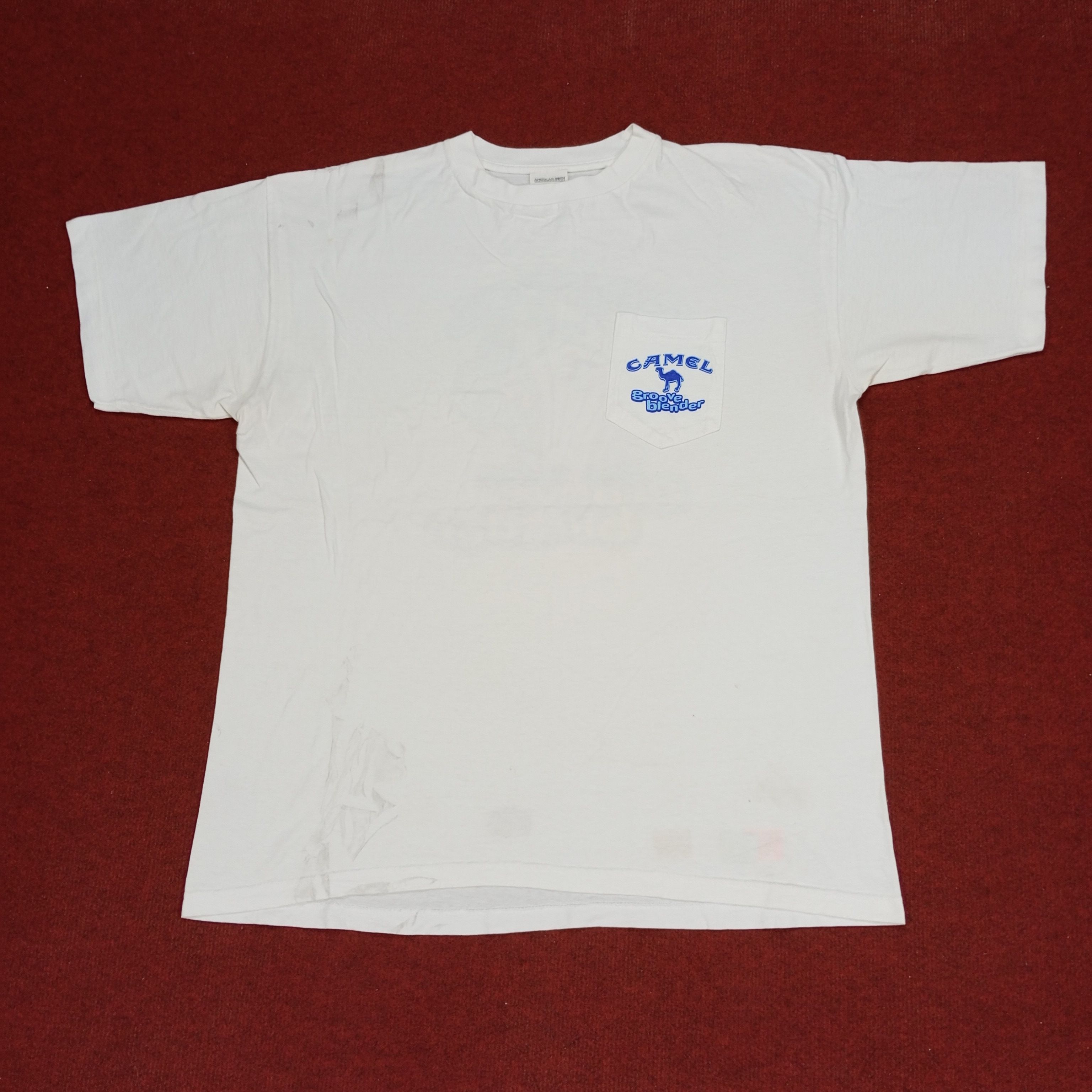 Camel × Vintage Camel Groove Blender Pocket Design Vintage Tshirt Size US XL / EU 56 / 4 - 4 Thumbnail
