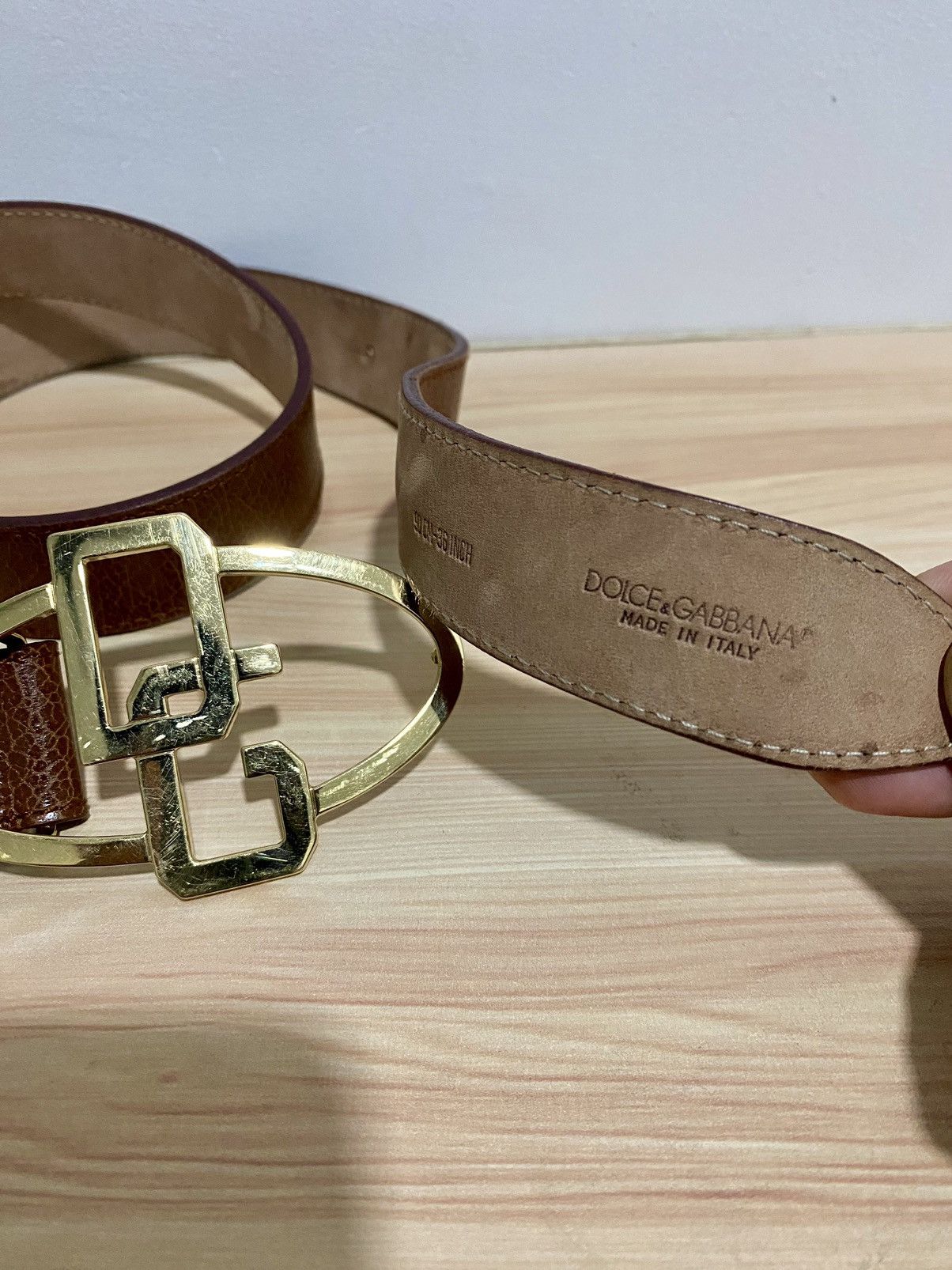 Dolce & Gabbana Dolce And Gabbana Leather belt Size ONE SIZE - 7 Thumbnail