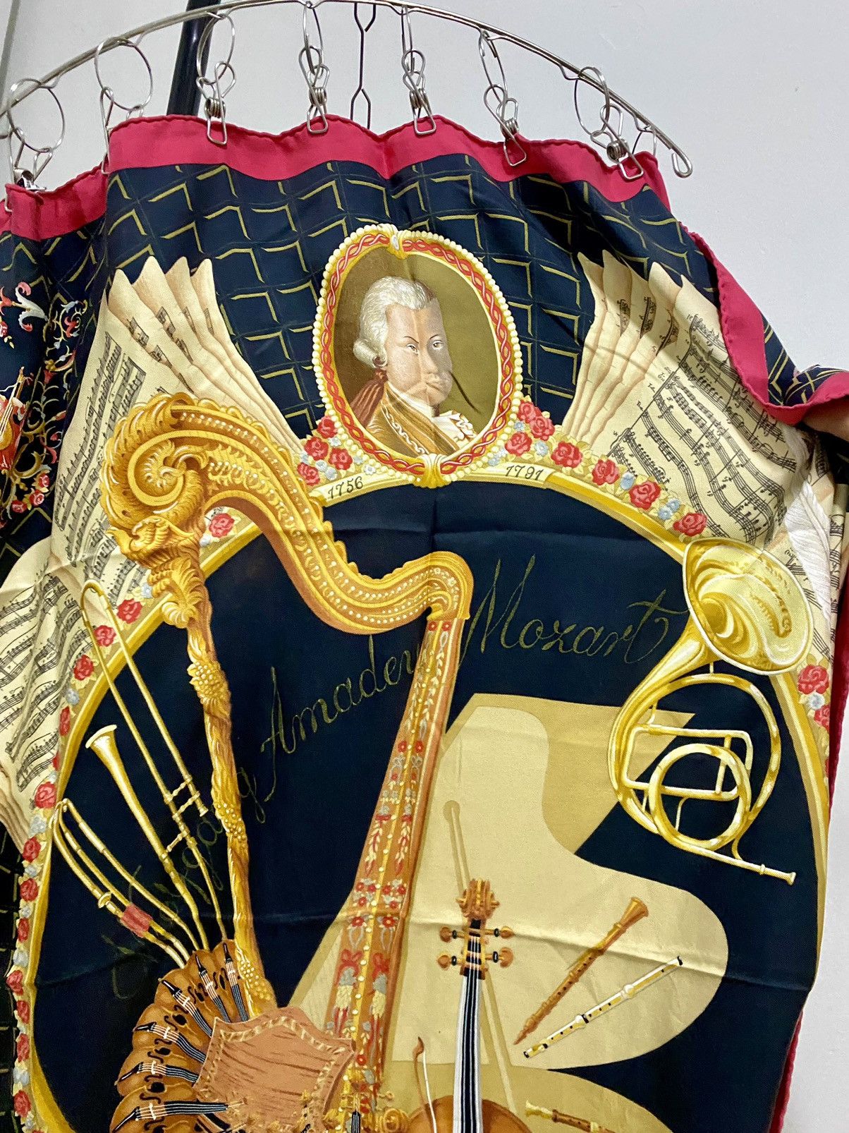Hermes Rare Hermes Carre 90 "Wolfgang Amadeus Mozart" Silk Scarf Size ONE SIZE - 14 Thumbnail