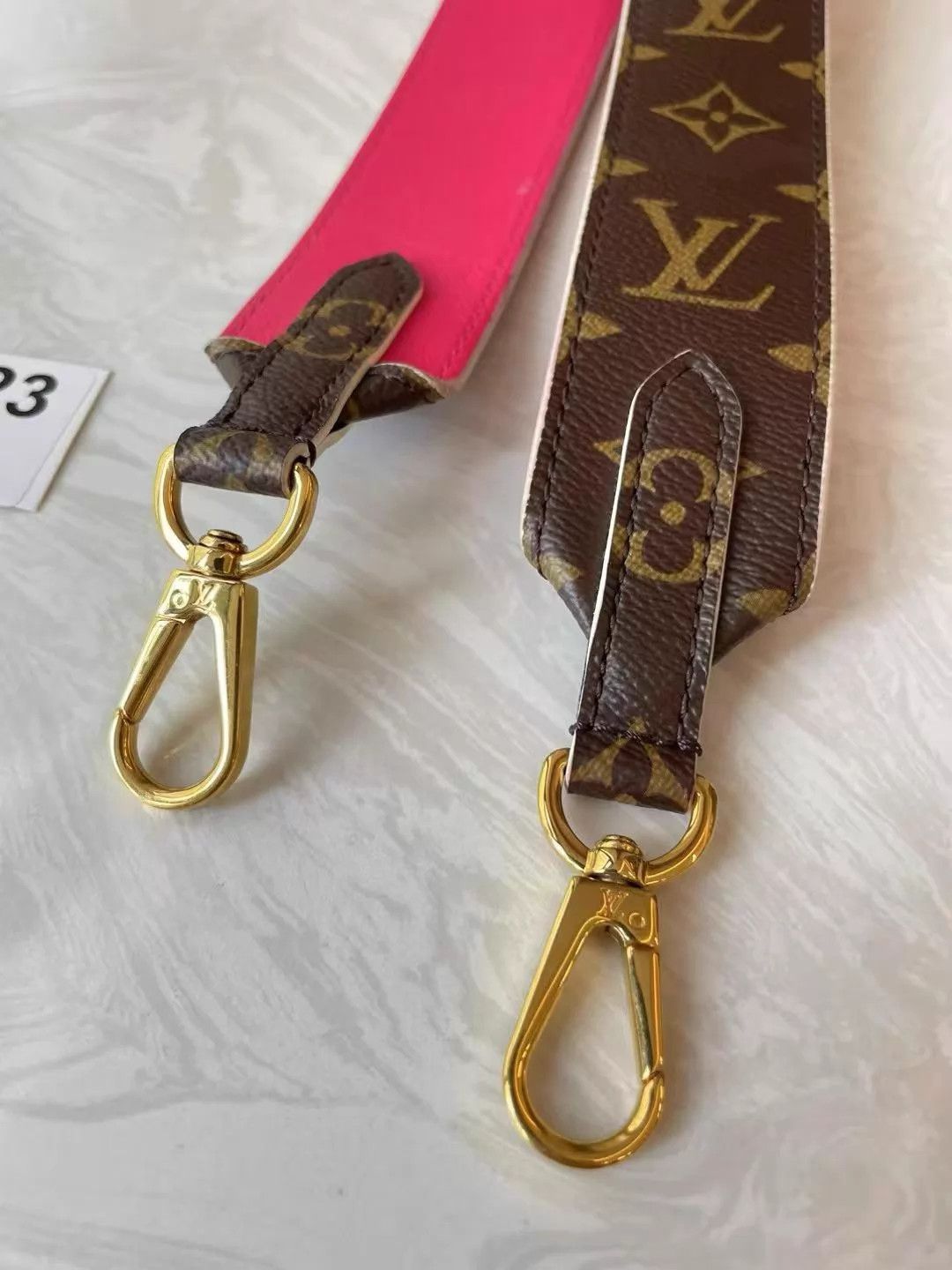 Louis Vuitton LV Wide Shoulder Strap Like New 97x4cm T723 Size ONE SIZE - 7 Thumbnail
