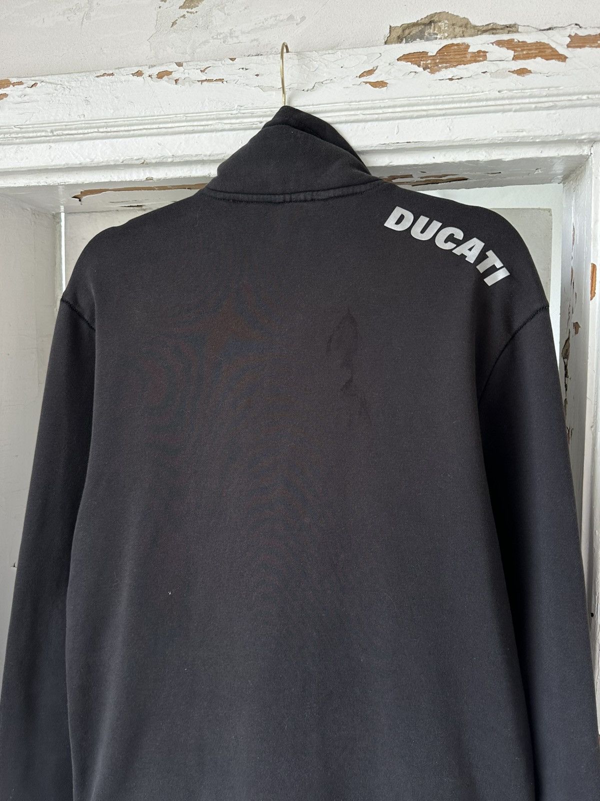 Ducati × Vintage Vintage Ducati Puma Zip Black Jumper Size US M / EU 48-50 / 2 - 9 Thumbnail