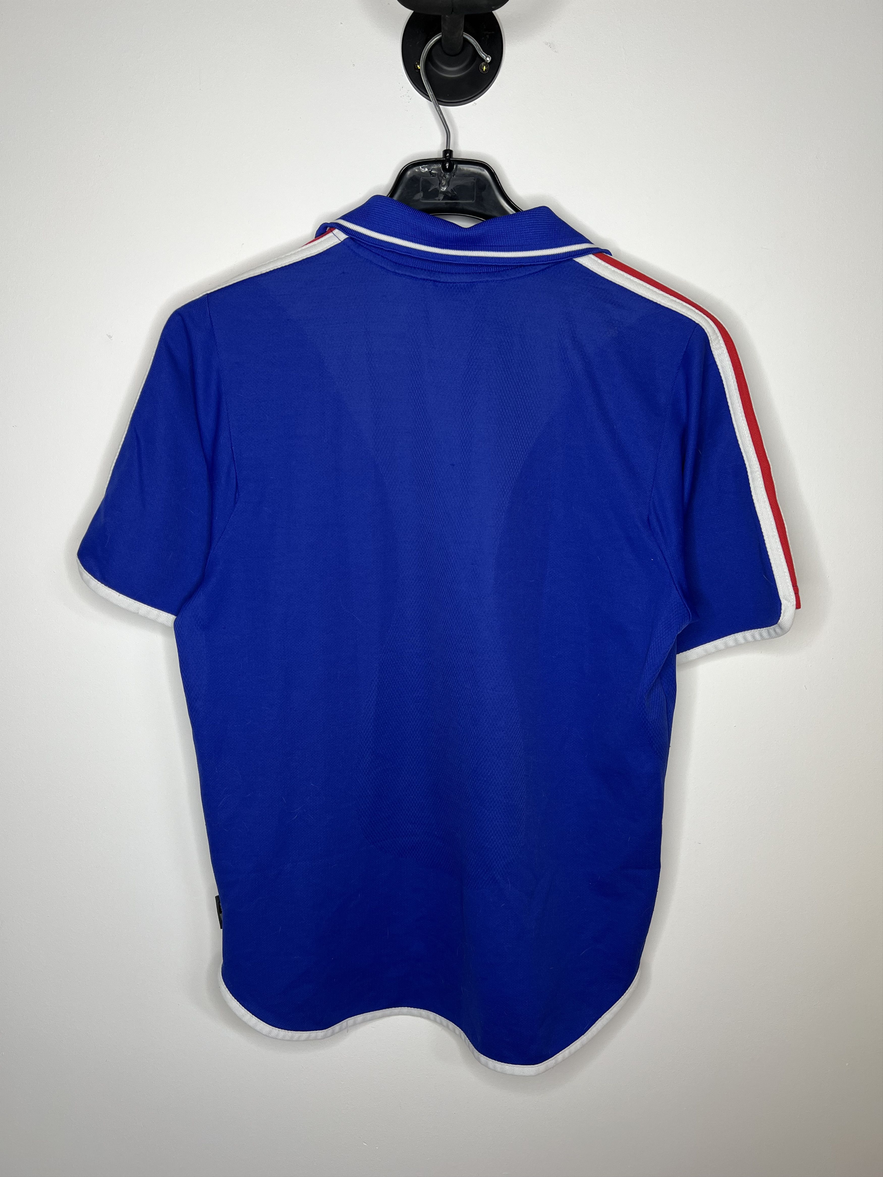 Adidas FRANCE TEAM 2000 2002 HOME FOOTBALL SHIRT SOCCER JERSEY Size US S / EU 44-46 / 1 - 2 Thumbnail