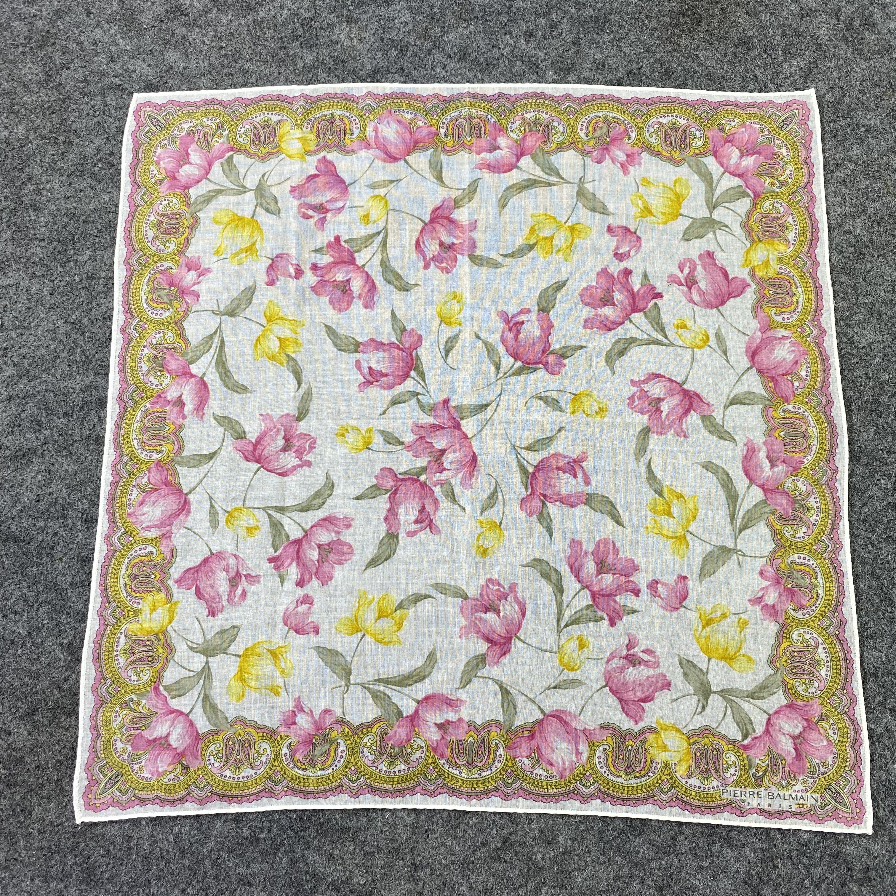 Pierre Balmain Pierre Balmain Handkerchief / Bandana / Neckerchief -B857 Size ONE SIZE - 3 Thumbnail