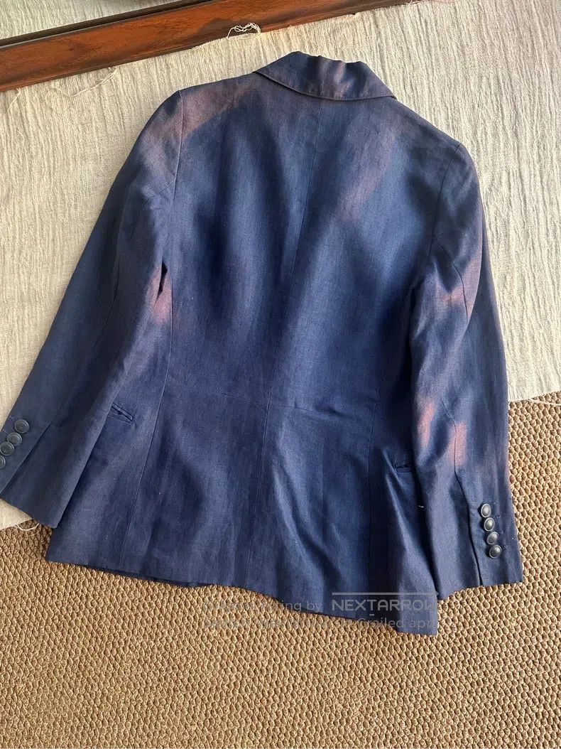 Hermes Hermes Linen casual blazer, blue Size XS / US 0-2 / IT 36-38 - 5 Thumbnail