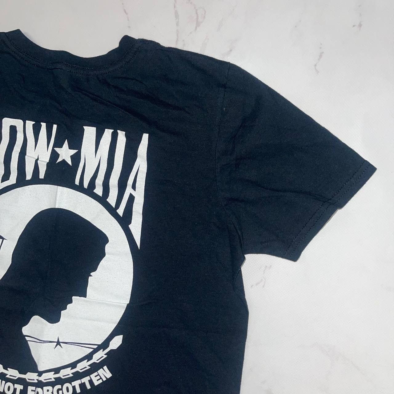 Vintage Vintage 80s POW MIA Vietnam War T-Shirt Size S Size US S / EU 44-46 / 1 - 11 Thumbnail