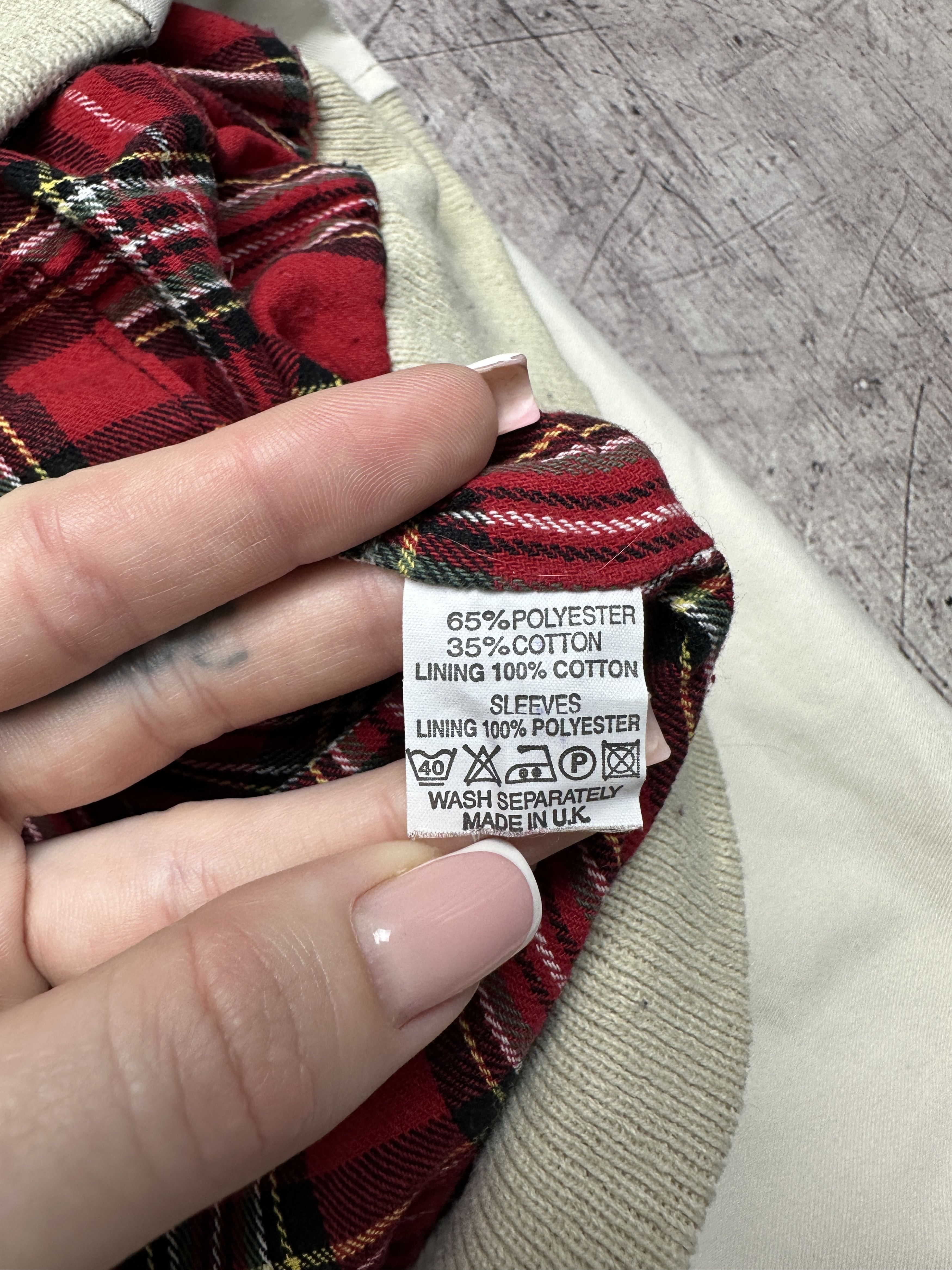 Vintage England Vintage Mens Plaid Lined Collared Jacket Size US L / EU 52-54 / 3 - 4 Thumbnail