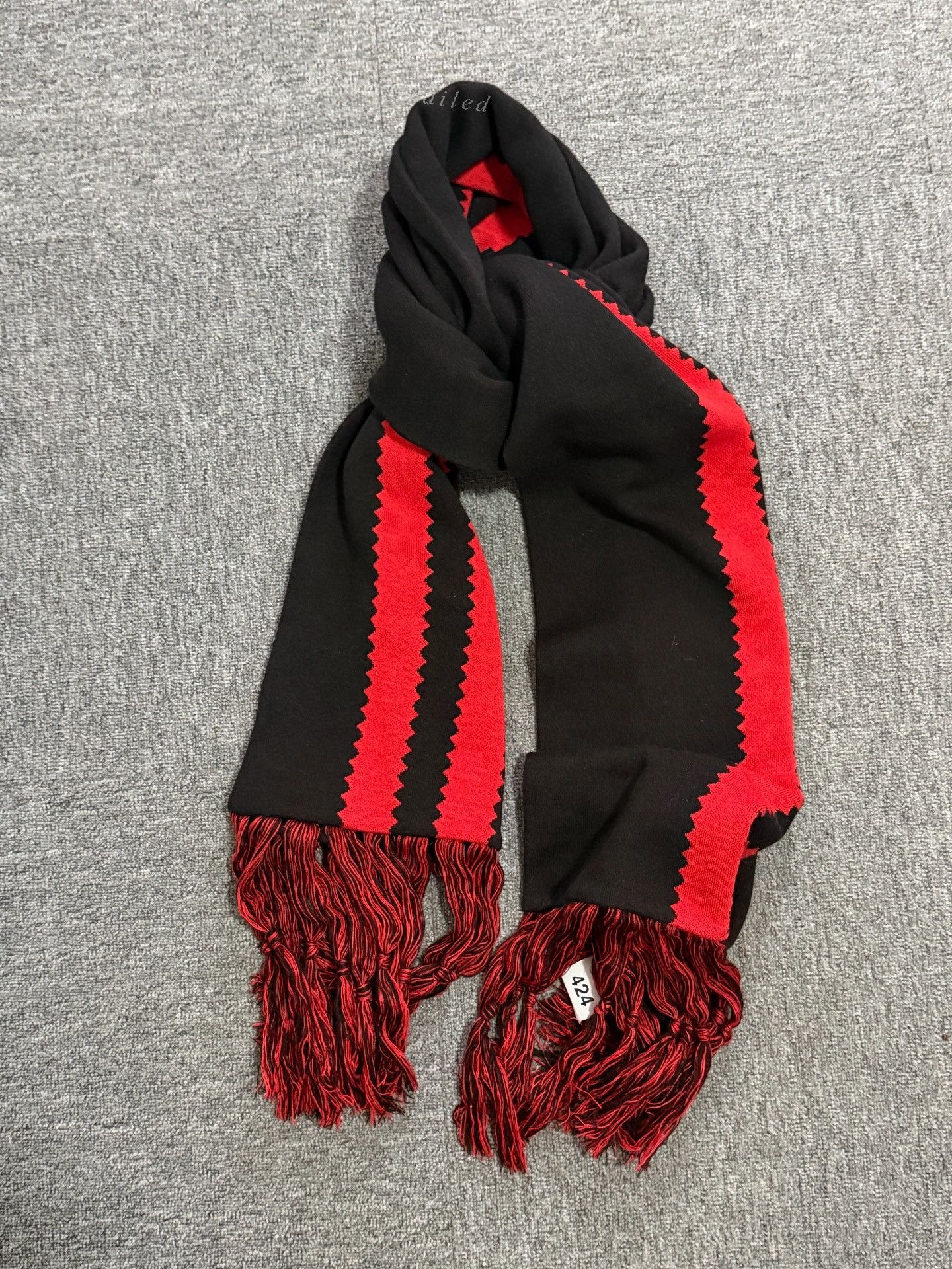 Adidas Adidas x 424 Fringed Scarf Size ONE SIZE - 1 Thumbnail
