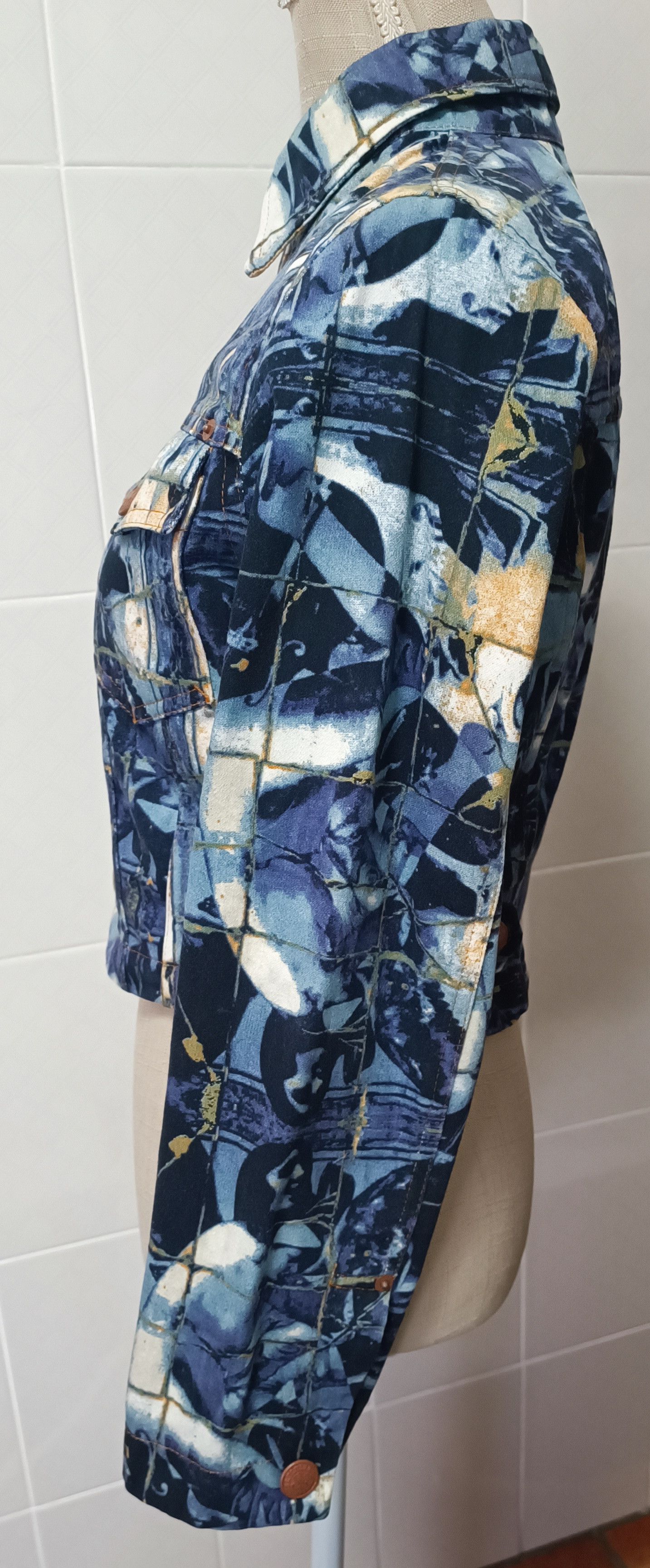 Jean Paul Gaultier 90's Gaultier Jeans - Women silhouettes jacket Size M / US 6-8 / IT 42-44 - 22 Thumbnail