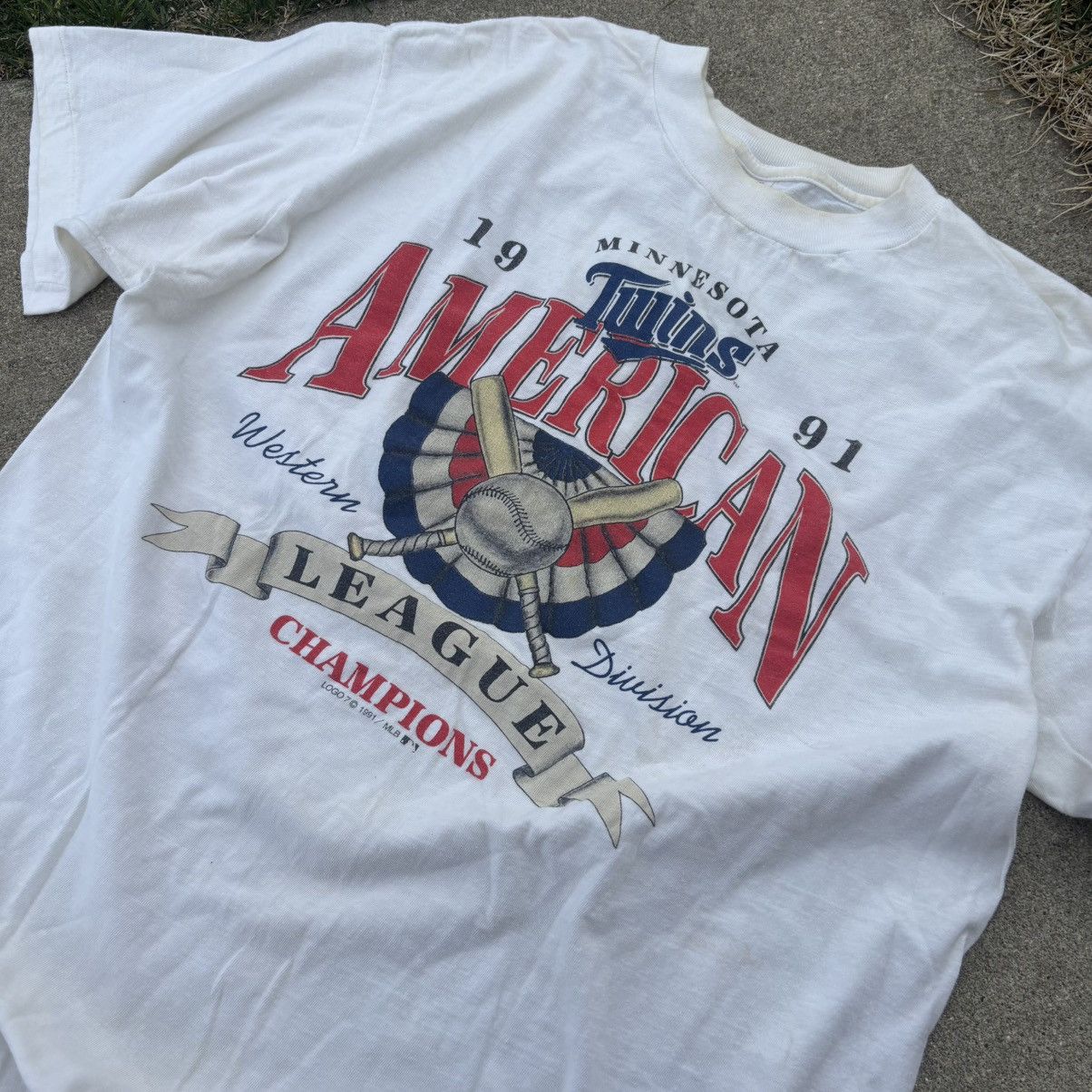 MLB × Vintage Vintage 1991 Minnesota Twins World Series Champions Shirt Size US XXL / EU 58 / 5 - 2 Thumbnail