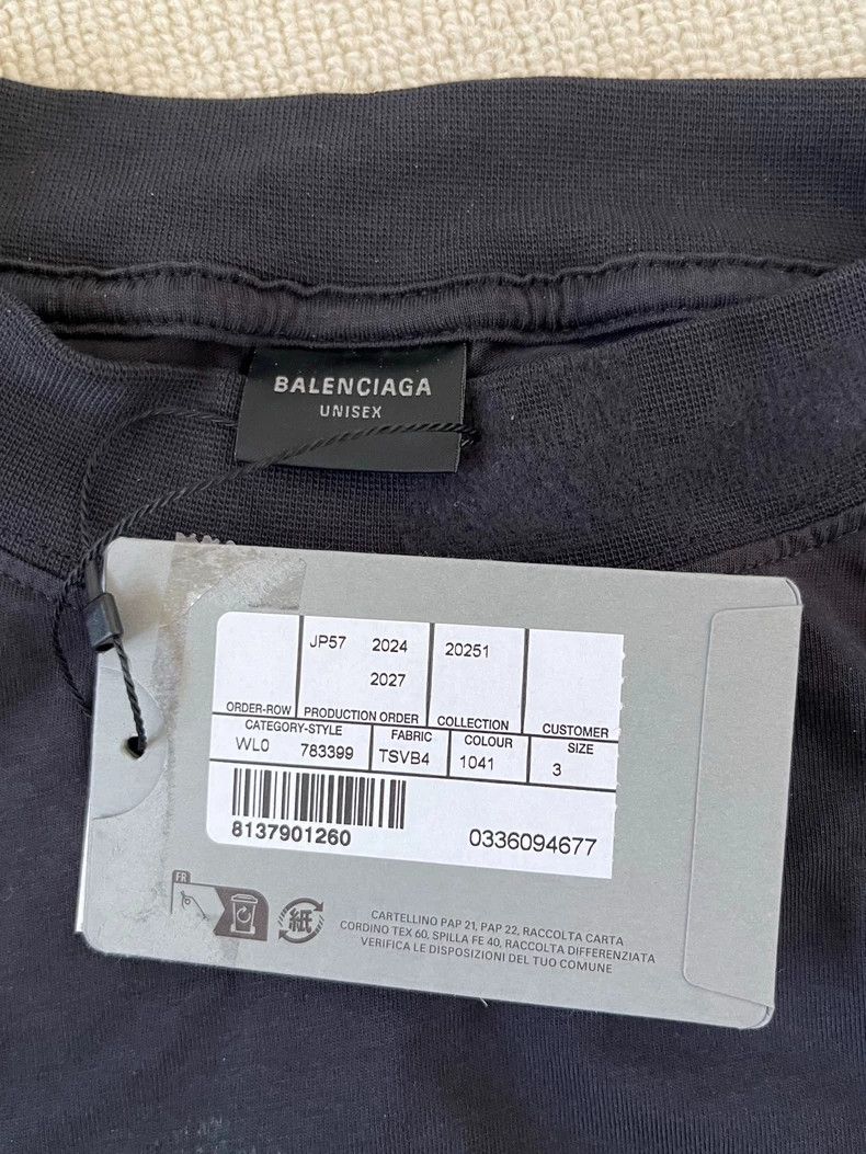 Balenciaga Balenciaga SS25 High Summer Collection Faded Crew Neck Prin Size US L / EU 52-54 / 3 - 5 Thumbnail