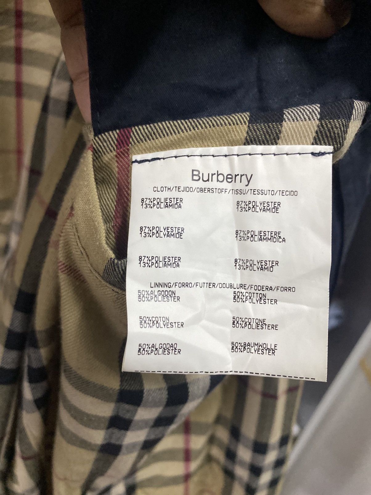 Burberry × Vintage Vintage Parke Burberry Size US L / EU 52-54 / 3 - 6 Thumbnail