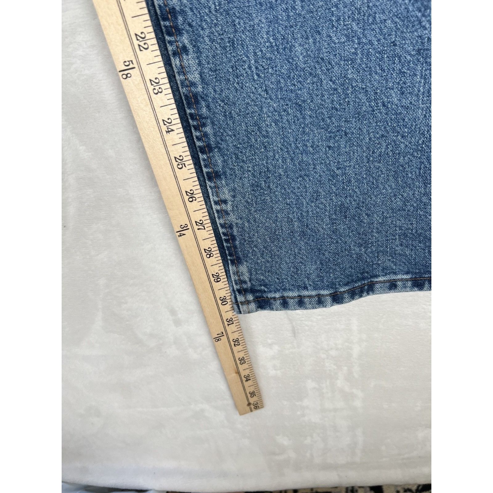 Wrangler Wrangler MWZ Slim Fit Cowboy Blue Denim Jeans Men's Size 36x Size US 36 / EU 52 - 2 Thumbnail