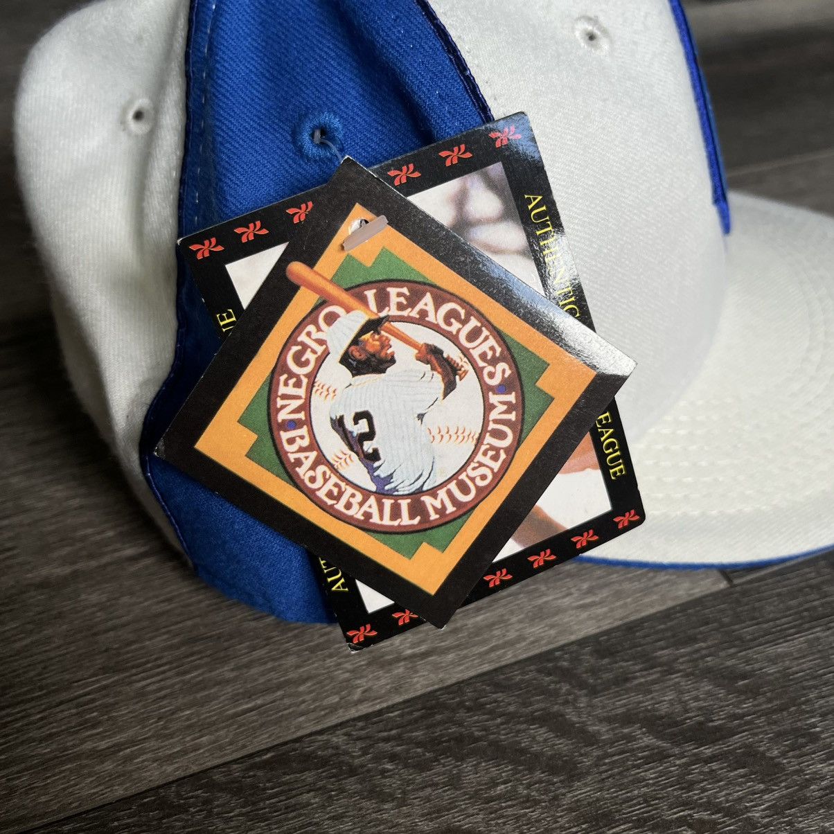 Authentic Negro Leagues × MLB × Vintage New Vintage Negro Baseball Leagues Royal Giants Fitted Hat Size ONE SIZE - 3 Thumbnail