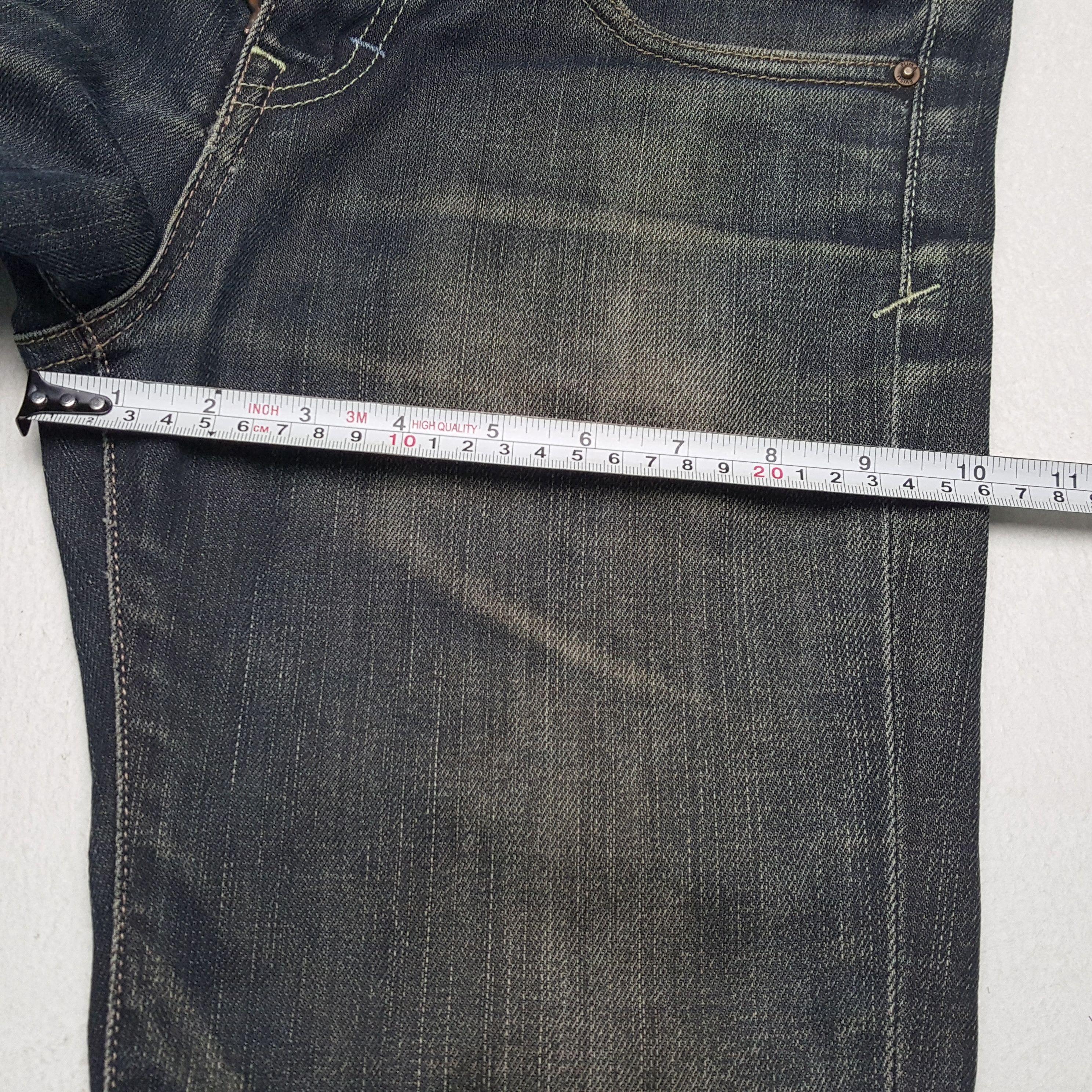 Evisu × Japanese Brand × Puma EVISU x PUMA Japanese Brand Custom Daicock Style Jeans Size 29" - 9 Thumbnail