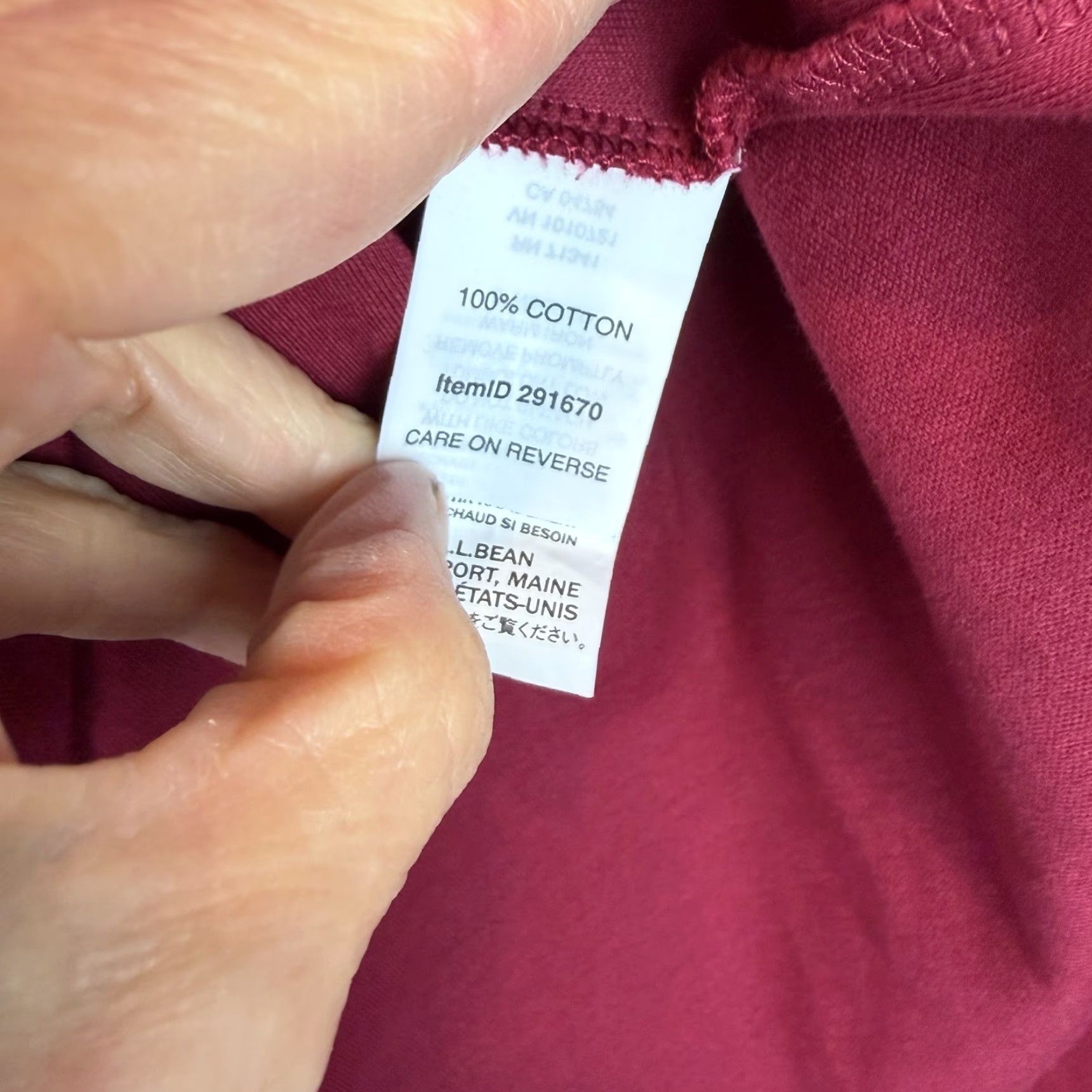 Vintage LL Bean Top Womens Petite Small Cotton Long Sleeve Shawl Collar Pullover Size S / US 4 / IT 40 - 4 Thumbnail
