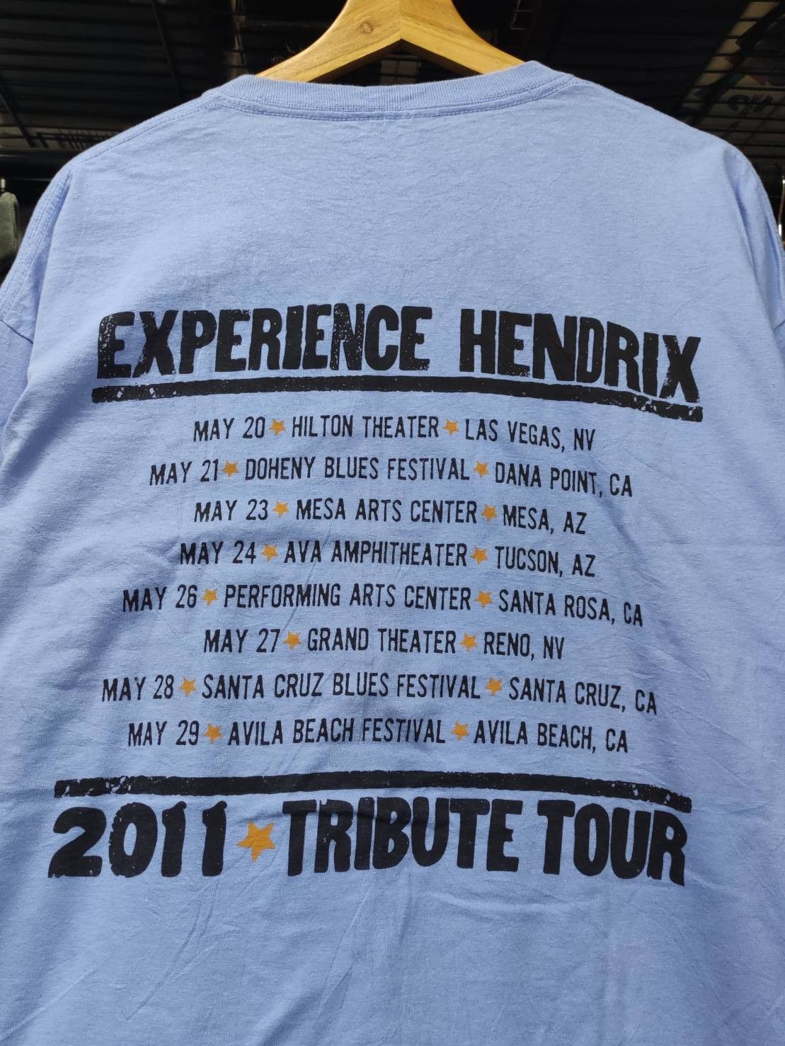 Jimi Hendrix Jimi Hendrix Over Print Experience Hendrix Tribute Tour Size US L / EU 52-54 / 3 - 9 Thumbnail
