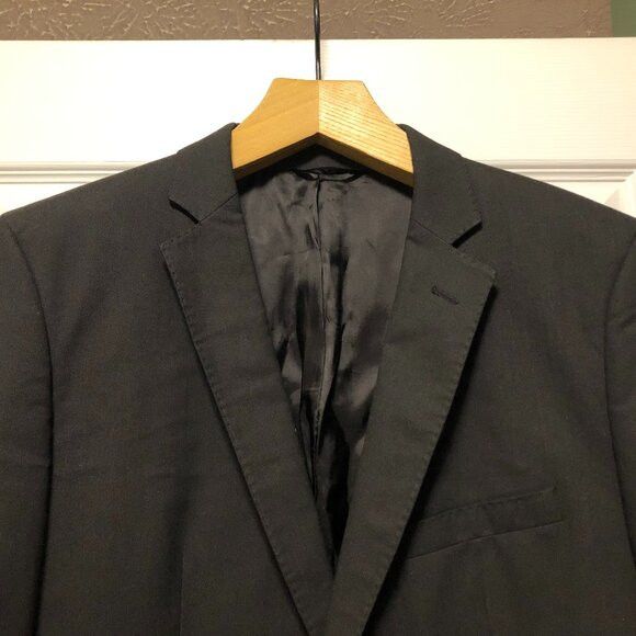 Zara Zara men's black sport coat jacket blazer size: 44R Size 44R - 1 Thumbnail