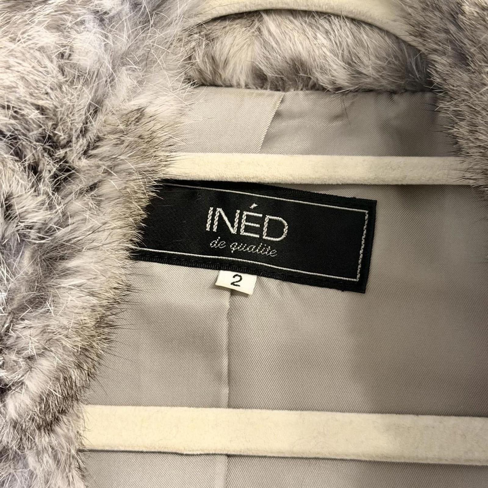 Other Real rabbit fur 2000s grunge gray vintage short jacket coat Size XS / US 0-2 / IT 36-38 - 3 Thumbnail