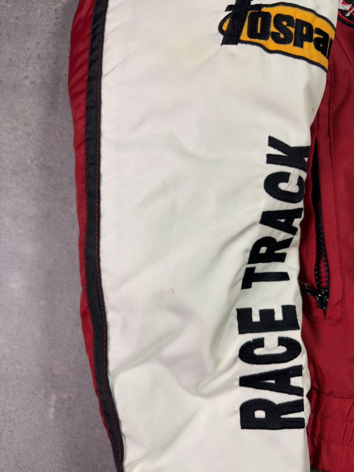 NASCAR Vintage Speed Freak #74 Fast Lane Nascar Racing Moto Jacket Size US XL / EU 56 / 4 - 4 Thumbnail