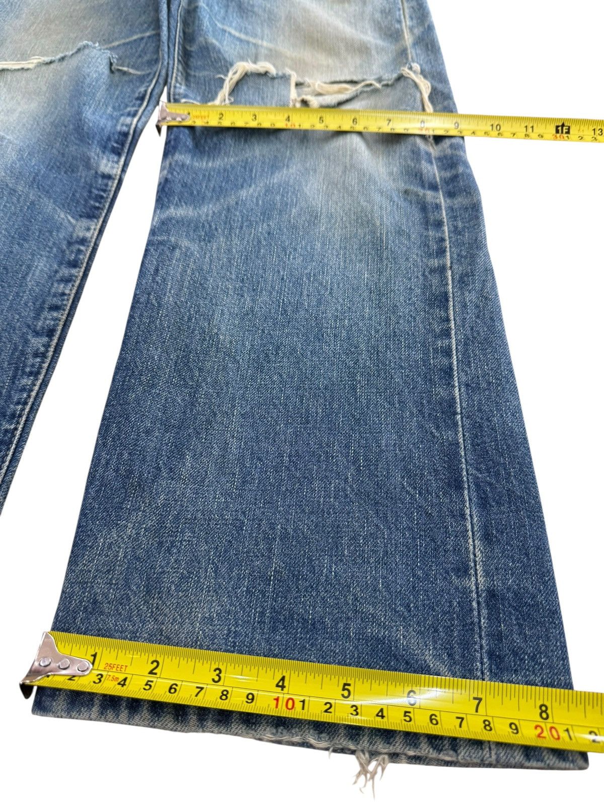 Levi's Vintage Clothing Vintage Levis LVC Big E 701xx Buckle Back Size US 30 / EU 46 - 15 Thumbnail