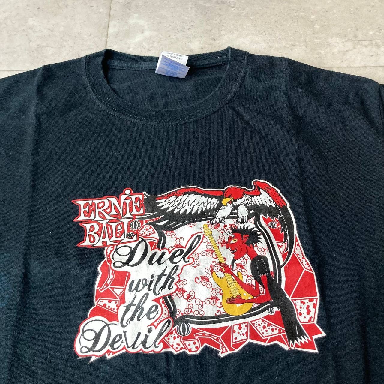 Band Tees Vintage Ernie Ball Guitar Strings Metal Rock Band Tour Size US L / EU 52-54 / 3 - 3 Thumbnail