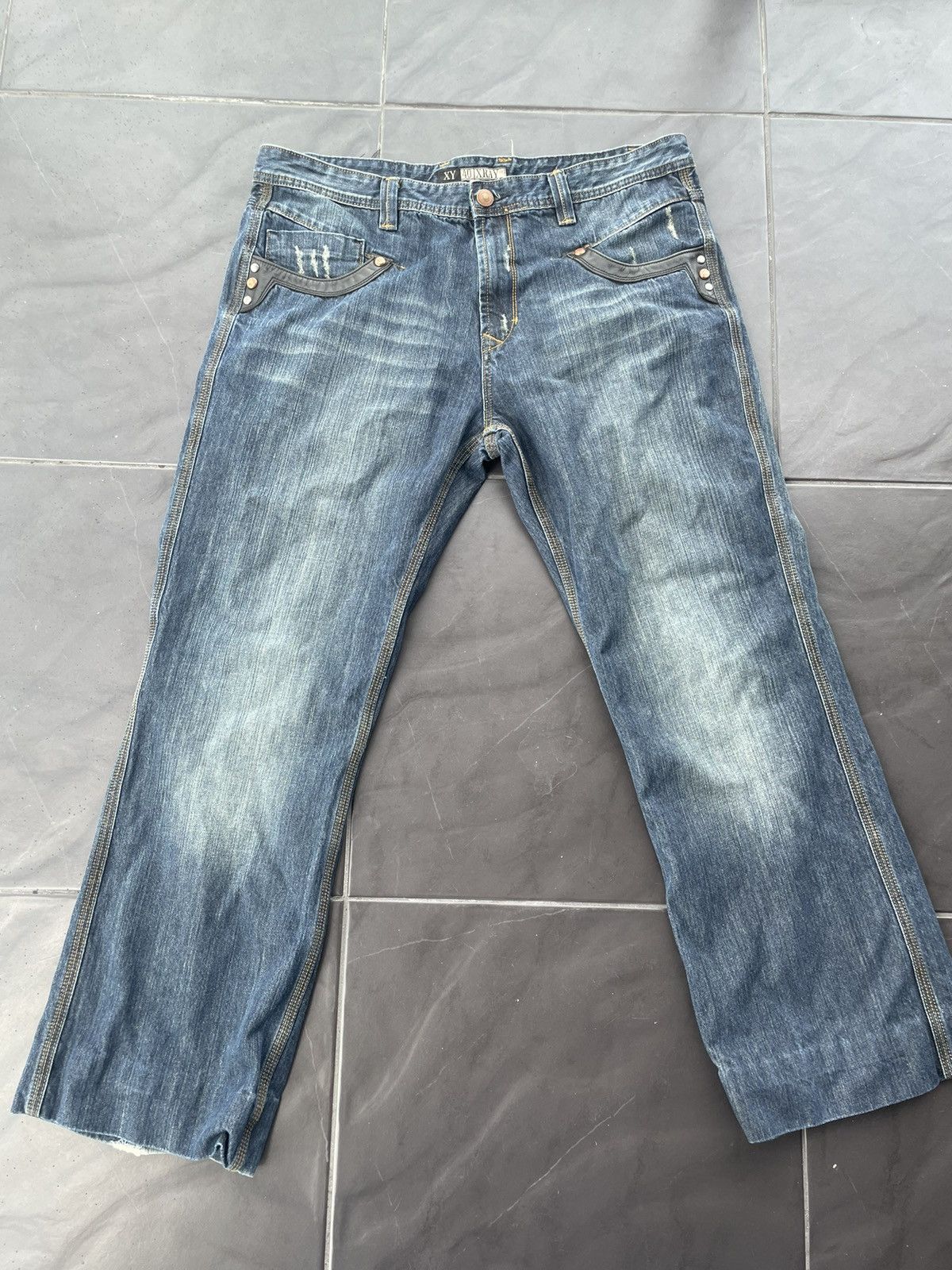 Vintage × Xray Footwear X-ray Distressed Vintage Jeans Size US 40 / EU 56 - 1 Thumbnail
