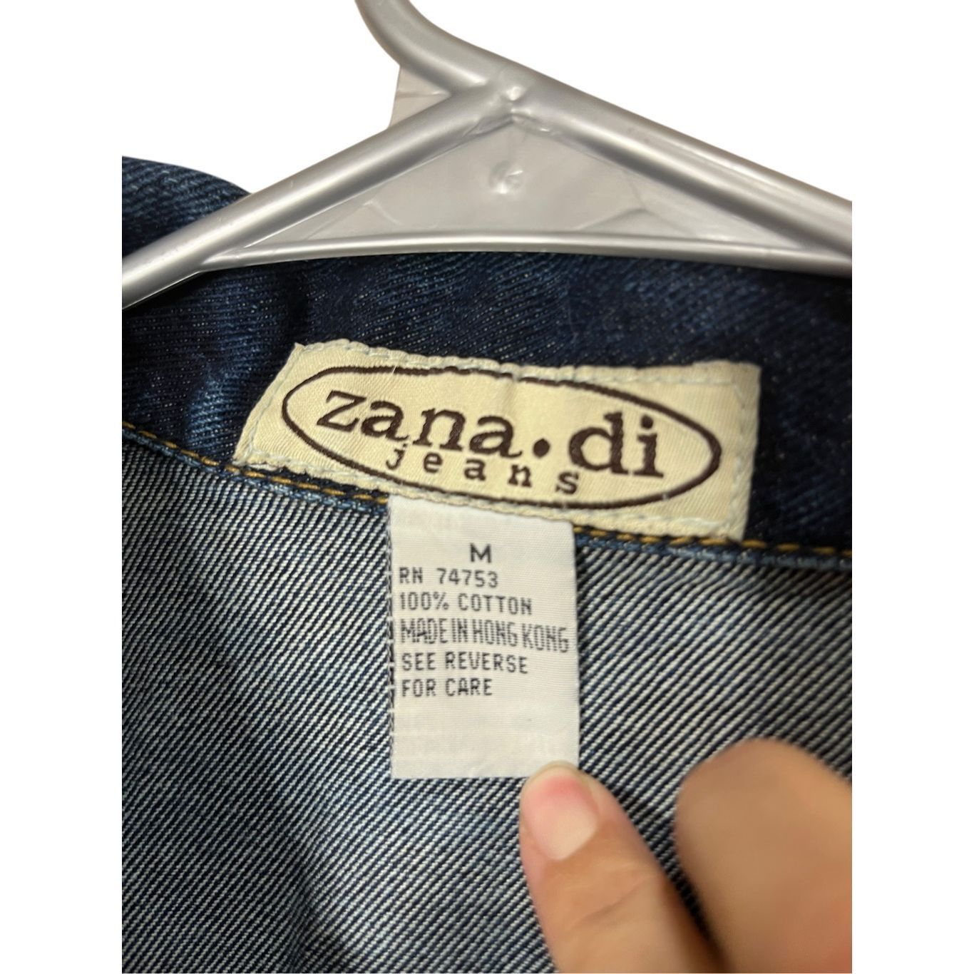 Other Vintage Zana Di Y2K Jean Jacket Size M Size M / US 6-8 / IT 42-44 - 5 Thumbnail