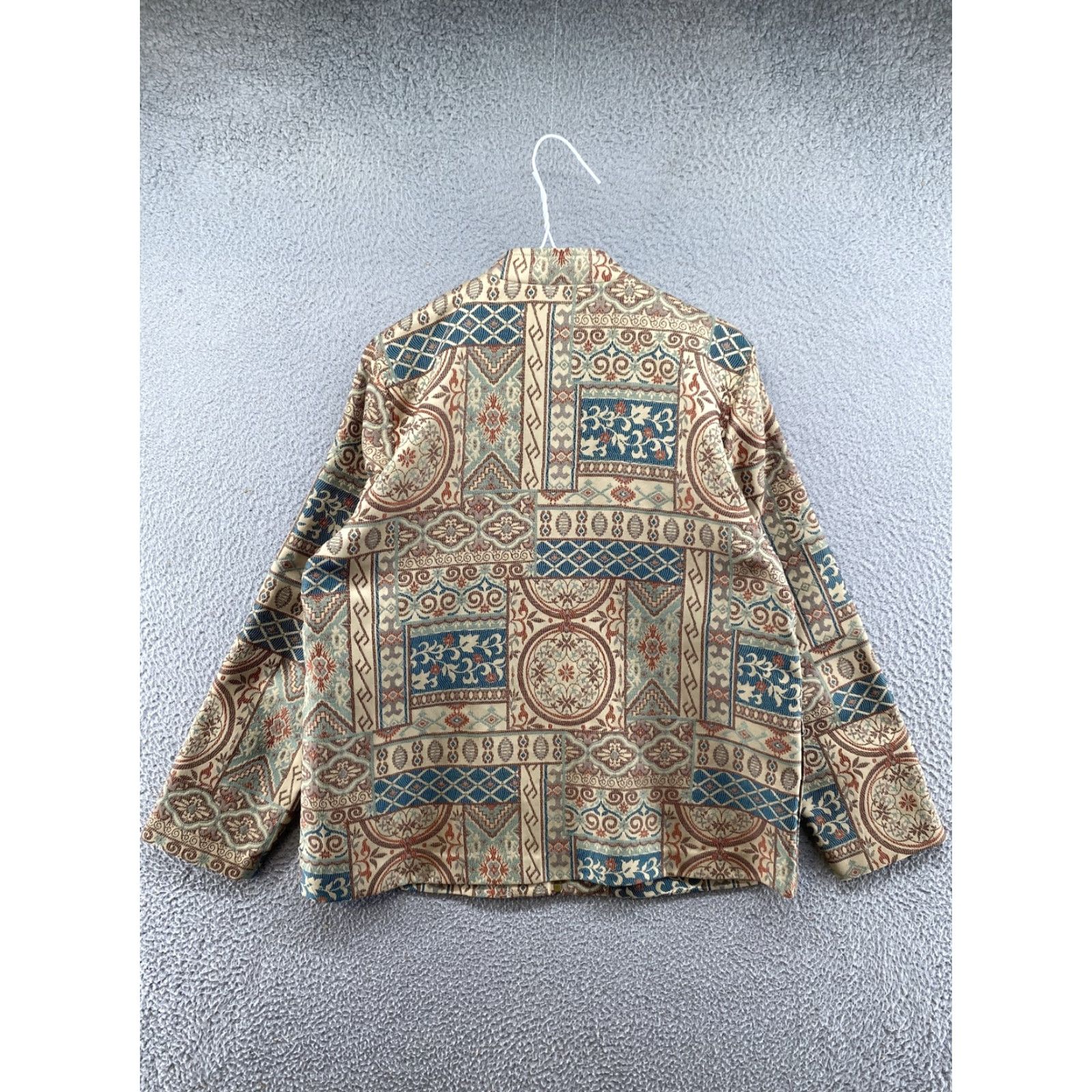 Vintage VINTAGE Alfred Dunner Women's Paisley Tapestry Floral Full Zip Blazer Jacket Size 14 Size XL / US 12-14 / IT 48-50 - 7 Thumbnail