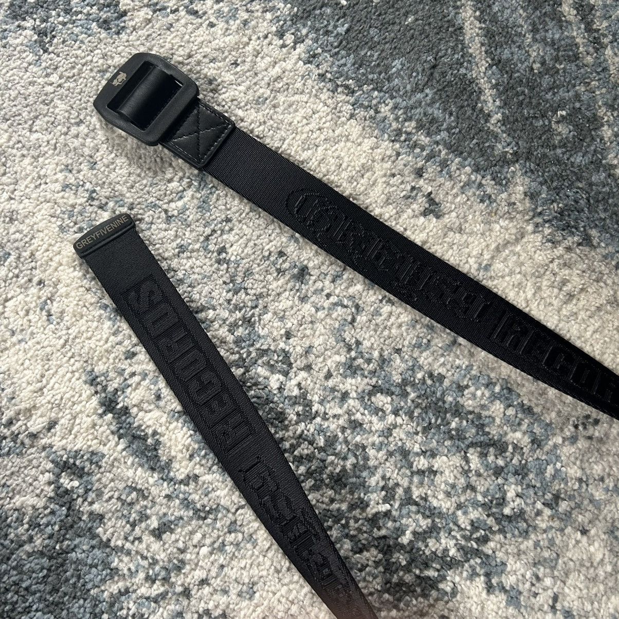 Fuck The Population × G59 Records G*59 XEROX DEBOSSED WEB BELT GREY FiVE NiNE GREY59 Size 30 - 3 Thumbnail