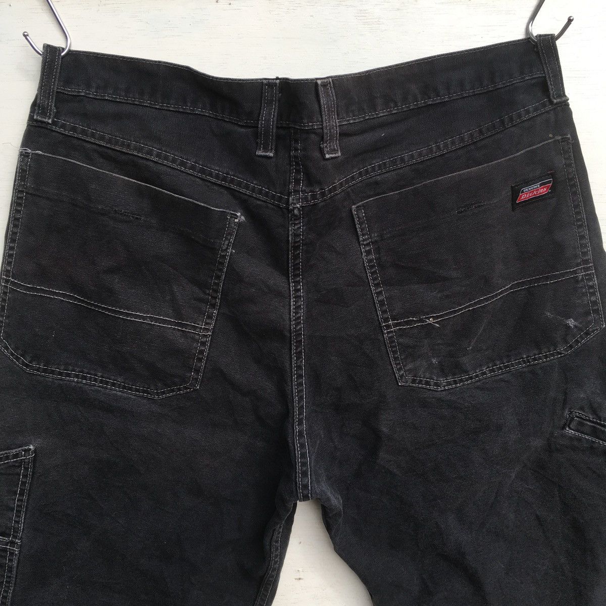 Dickies × Vintage SUN FADED VINTAGE DICKIES DISTRESSED CARPENTER JORTS Size US 35 - 13 Thumbnail