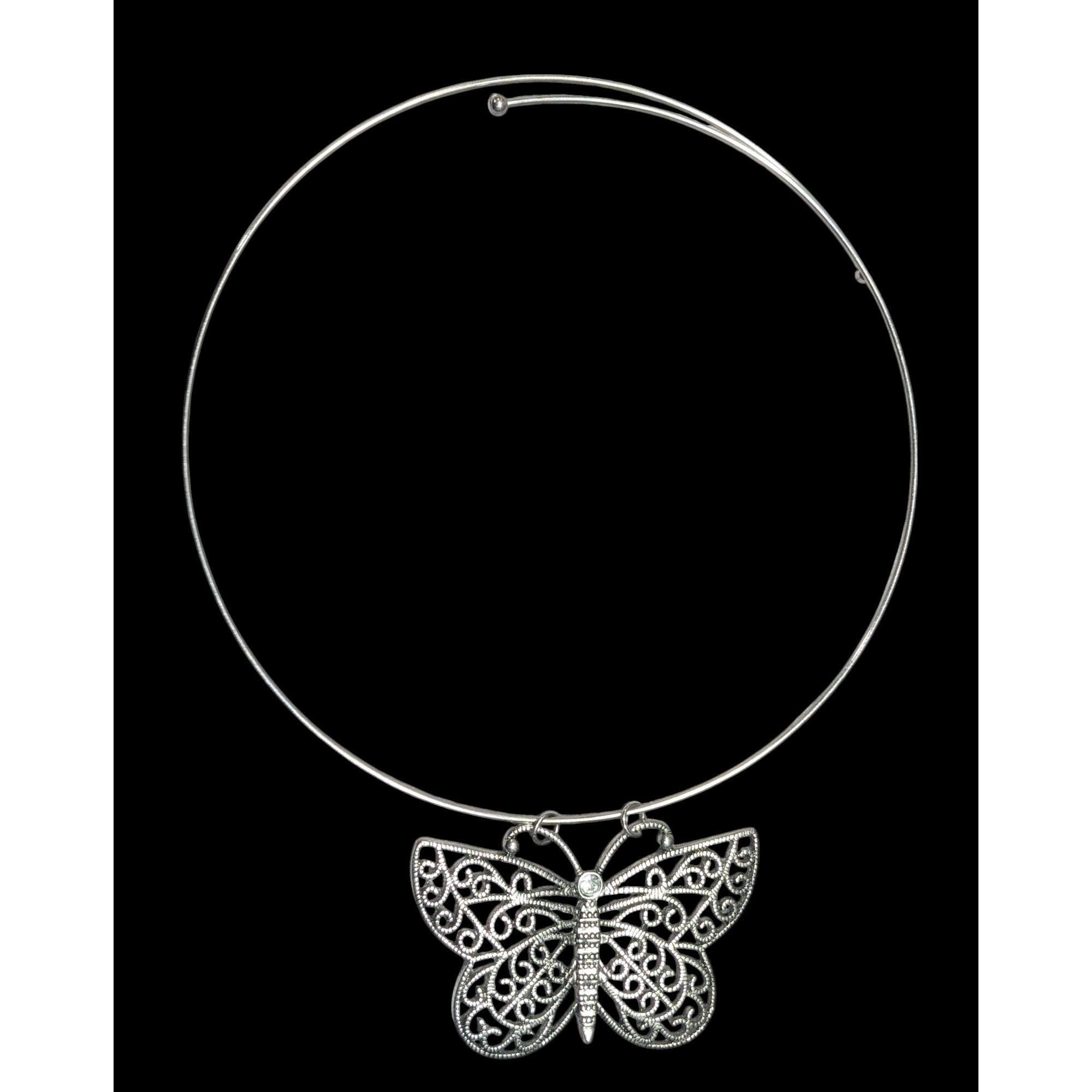 Other Festival Fairycore Butterfly Pendant Coil Neckalce Size ONE SIZE - 1 Thumbnail